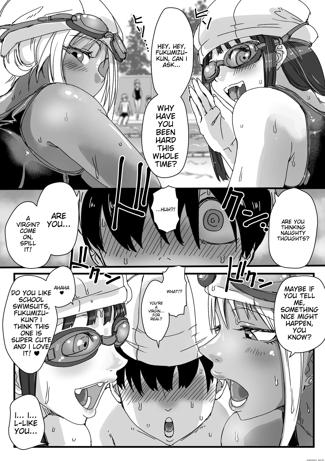 School Swimsuit Bitch! Deflowering a Virgin in the Pool Equipment Room page 7 full