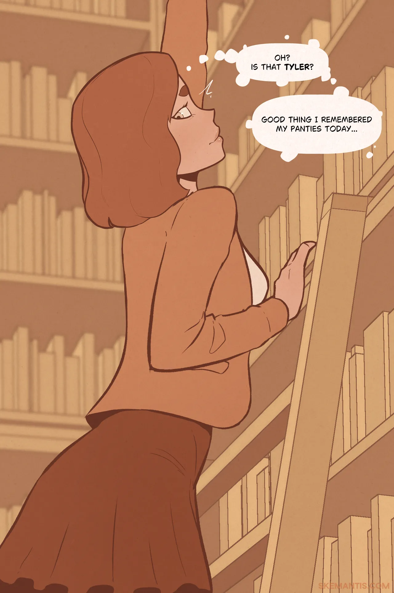 Skemantis - Tyler at the library - Part 2 page 2 full