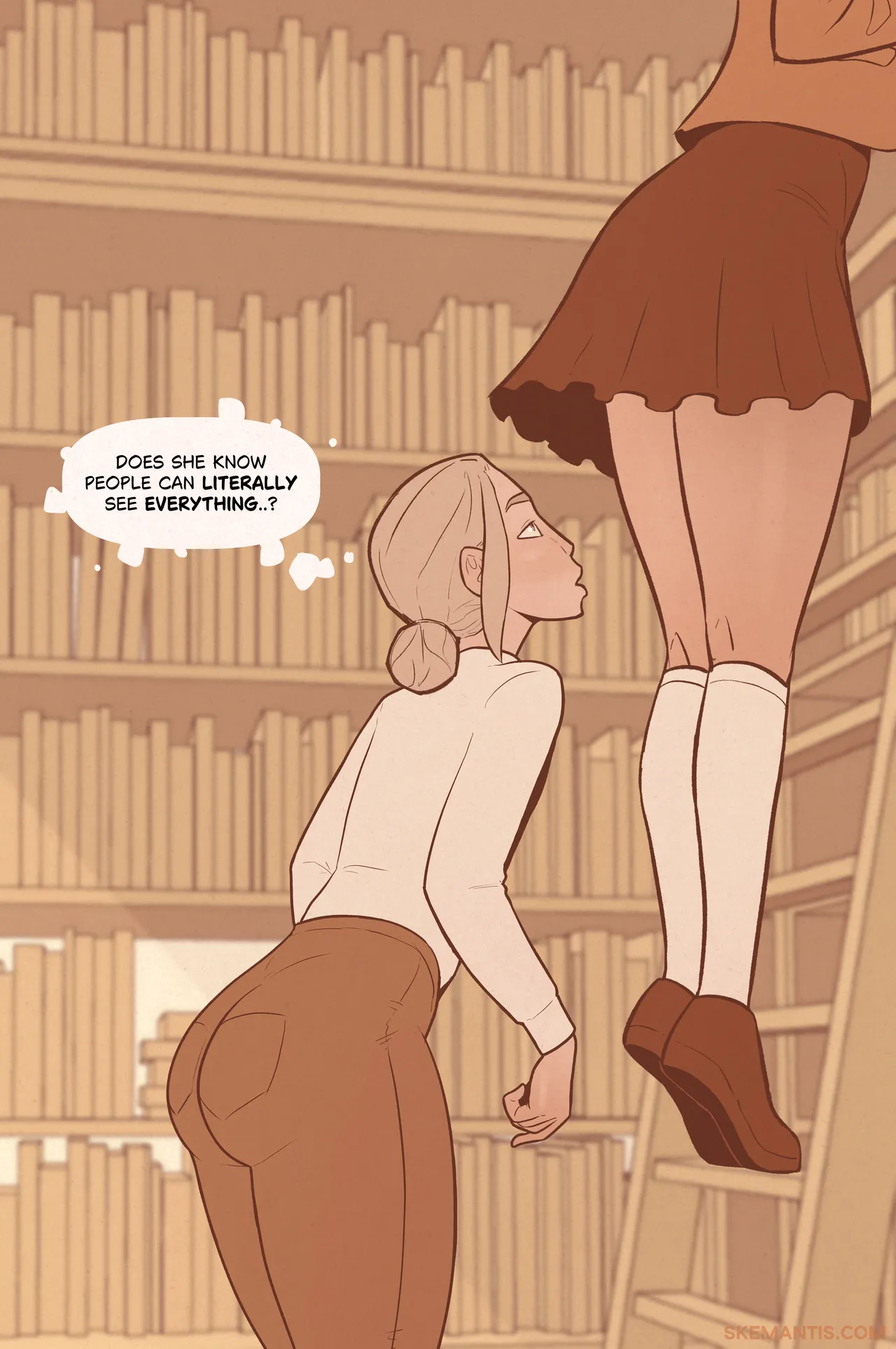 Skemantis - Tyler at the library - Part 2 page 5 full