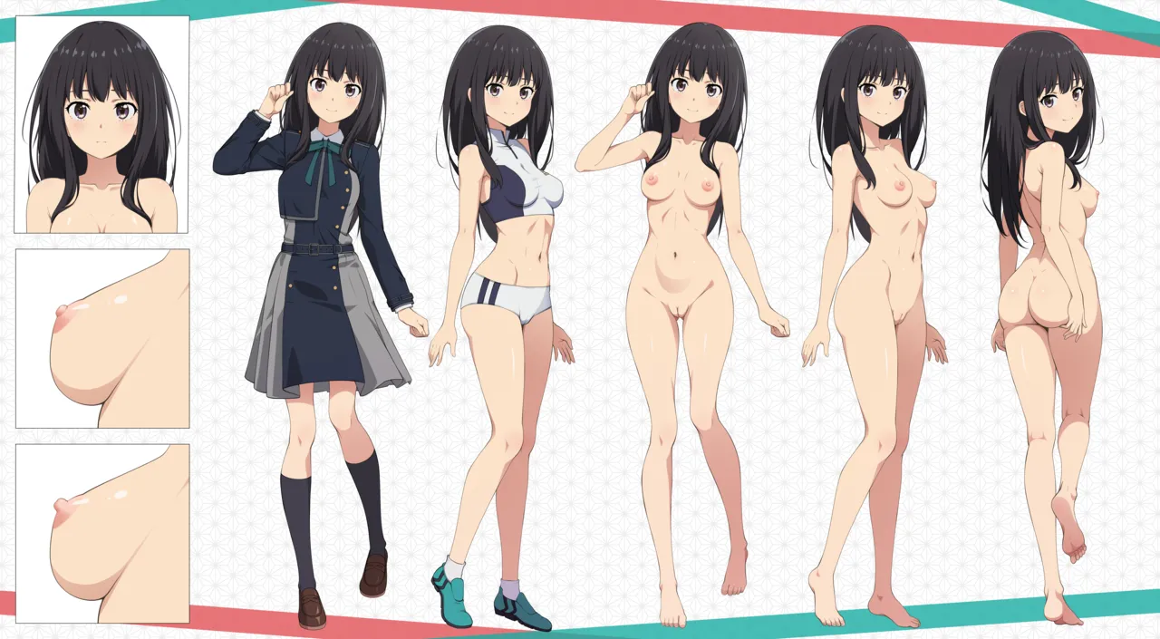 たきなの設定画っぽいの page 3 full