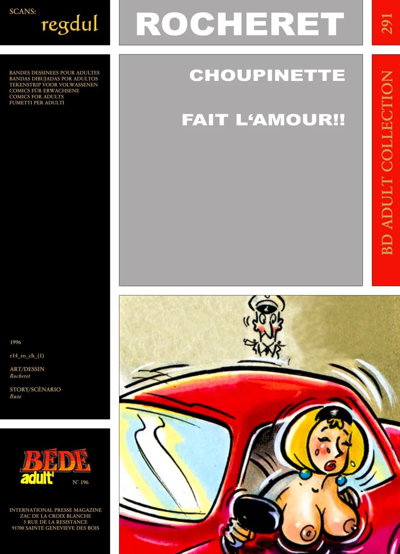 Rocheret  &amp; Buze - Choupinette : Fait l'Amour page 1 full