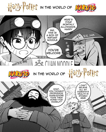 naruto x harry potah cover