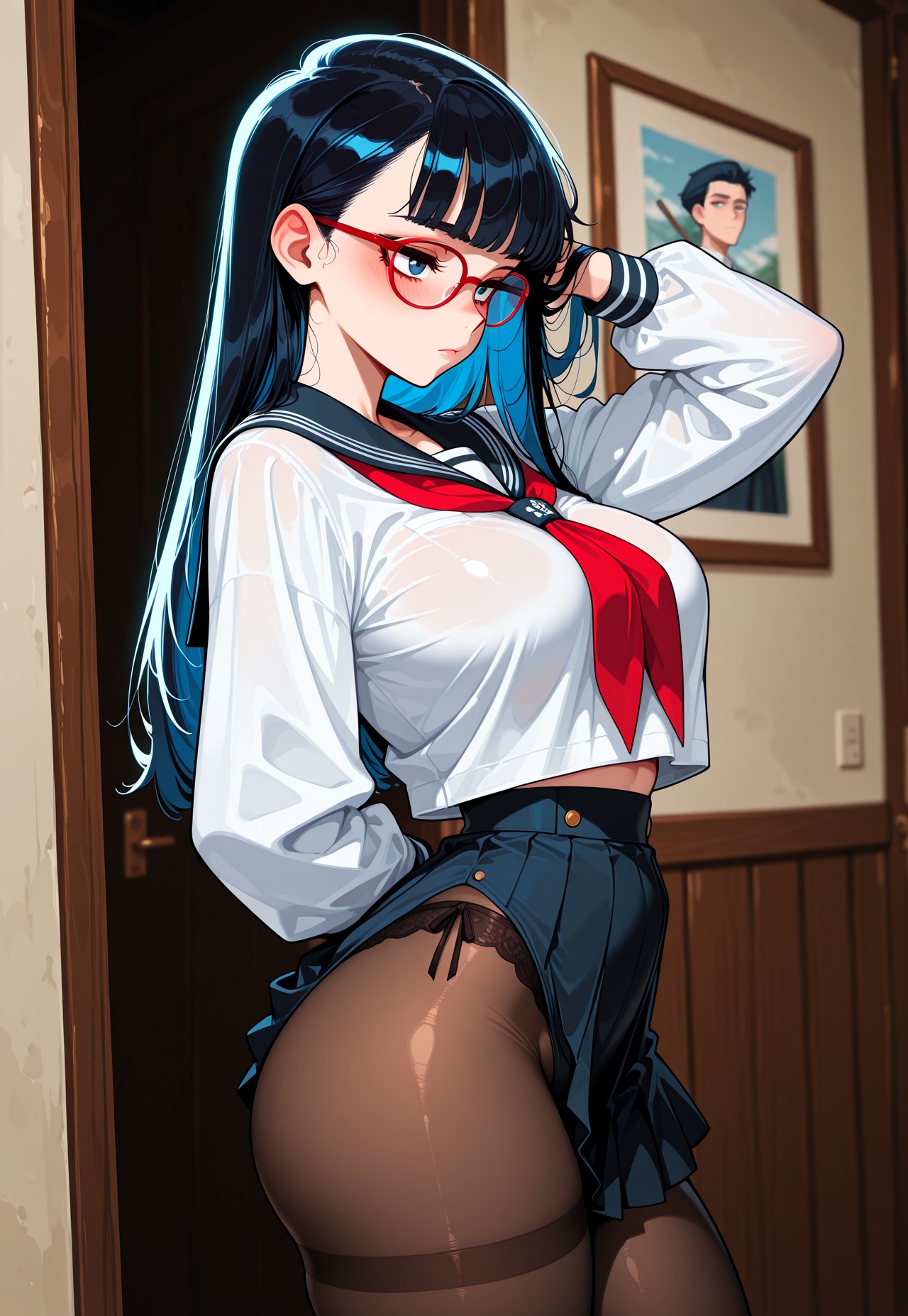 ClassRep 'HELPS YOU STUDY' ON HER KNEES page 5 full