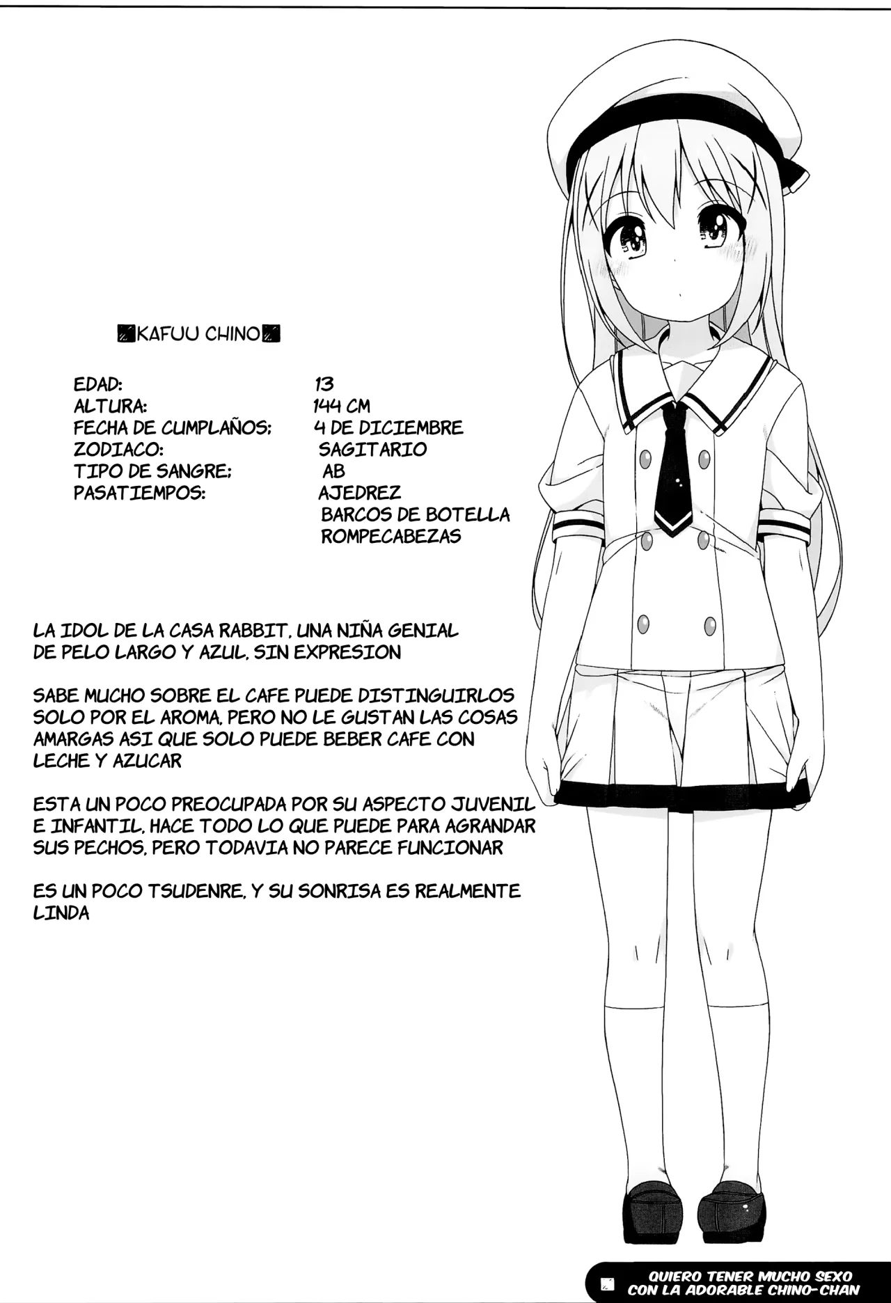 Kawaii Chino-chan to Ippai Ecchi Shitai! | ¡Quiero Tener Sexo con la Adorable Chino-chan! page 3 full