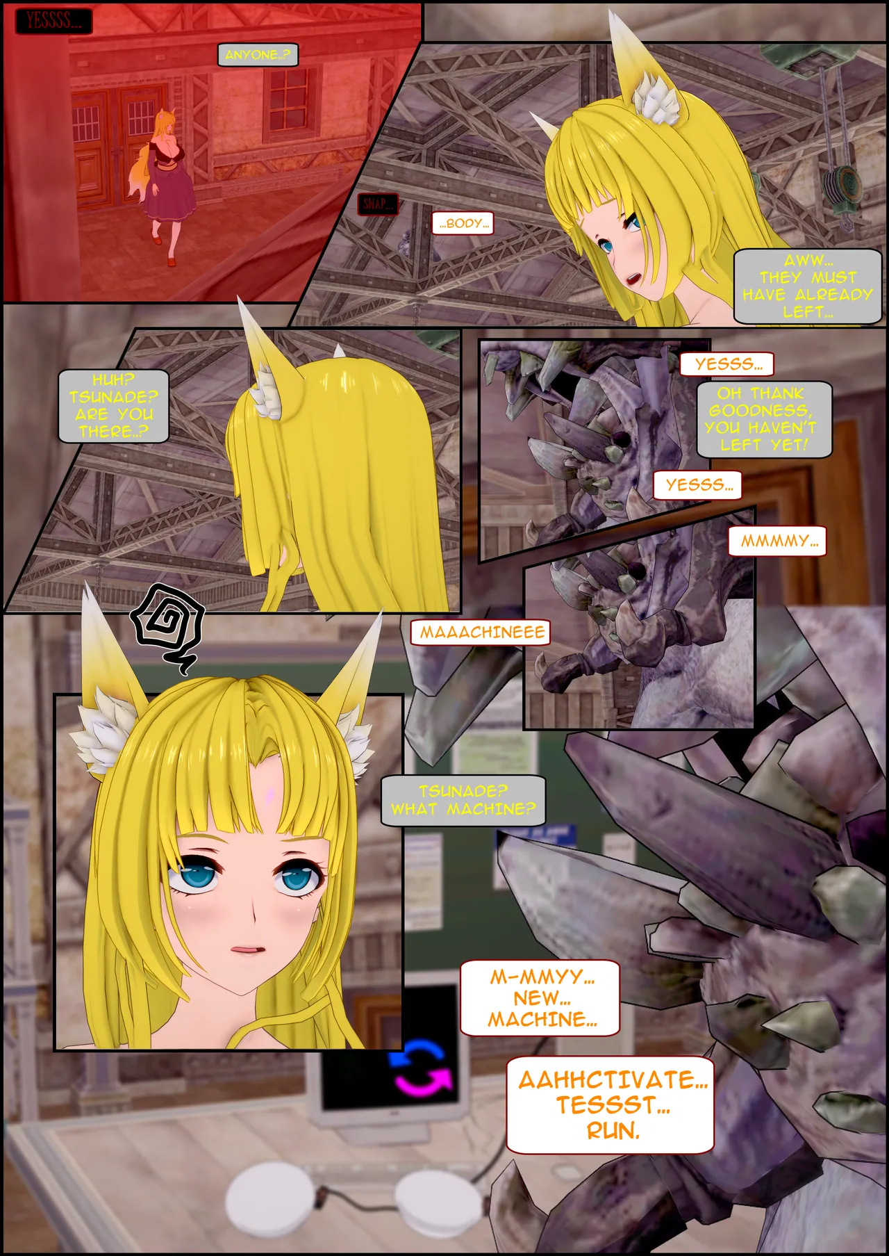 Halloween Headgear Body Swap! page 10 full