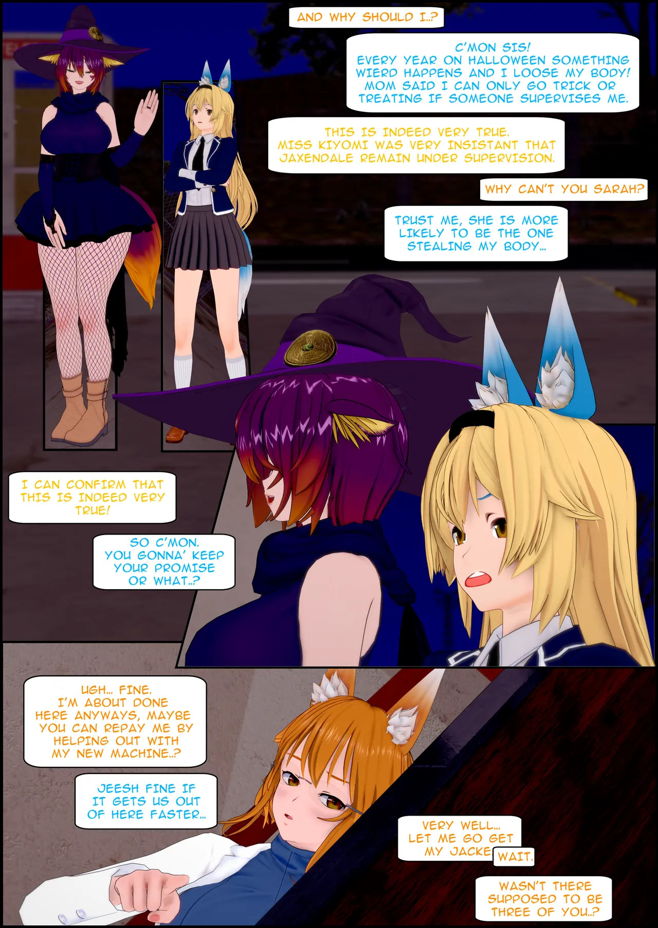 Halloween Headgear Body Swap! page 7 full