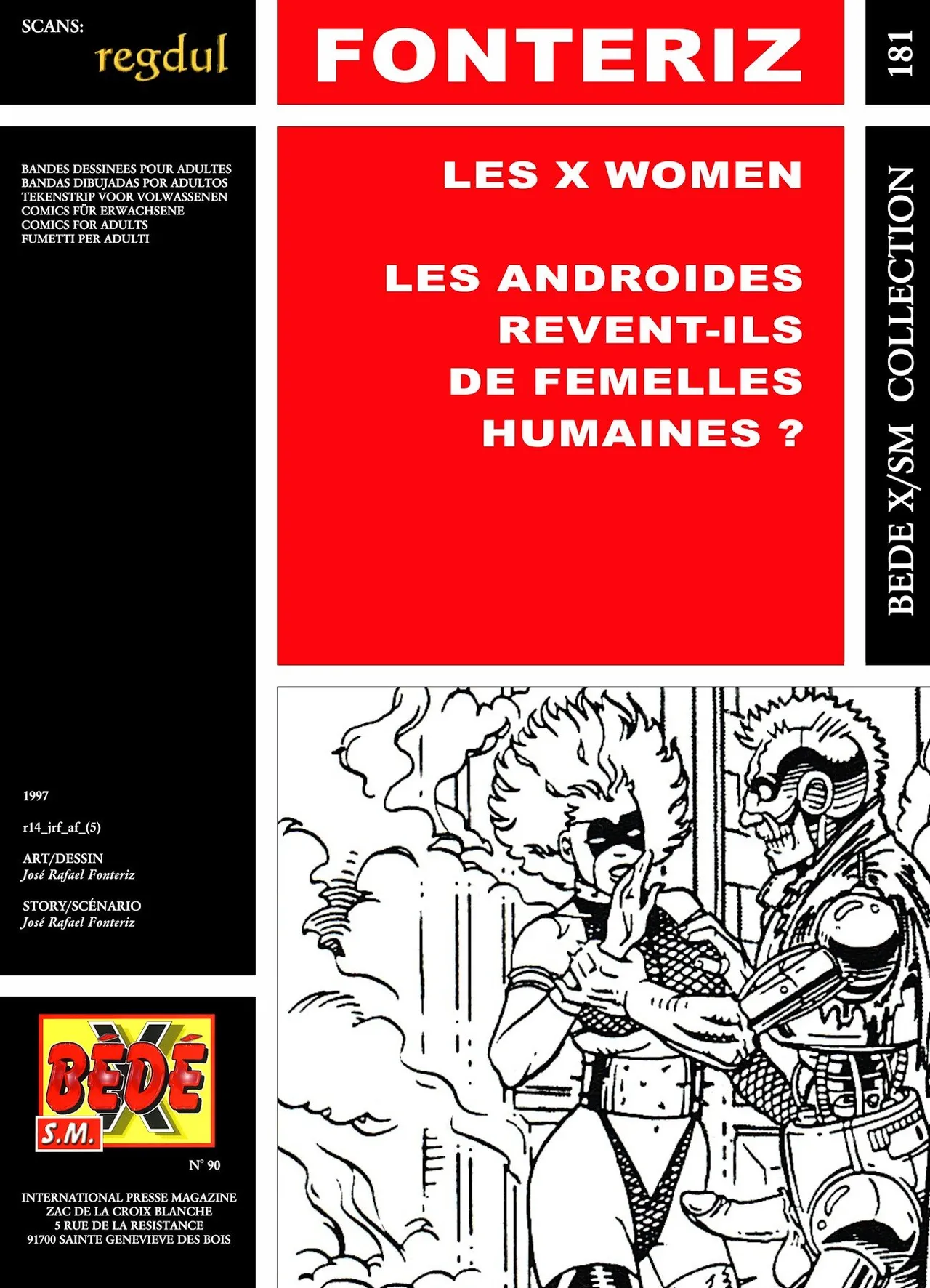 José Rafael Fonteriz - Les X women : Les androïdes revent-ils de femelles humaines ? page 1 full