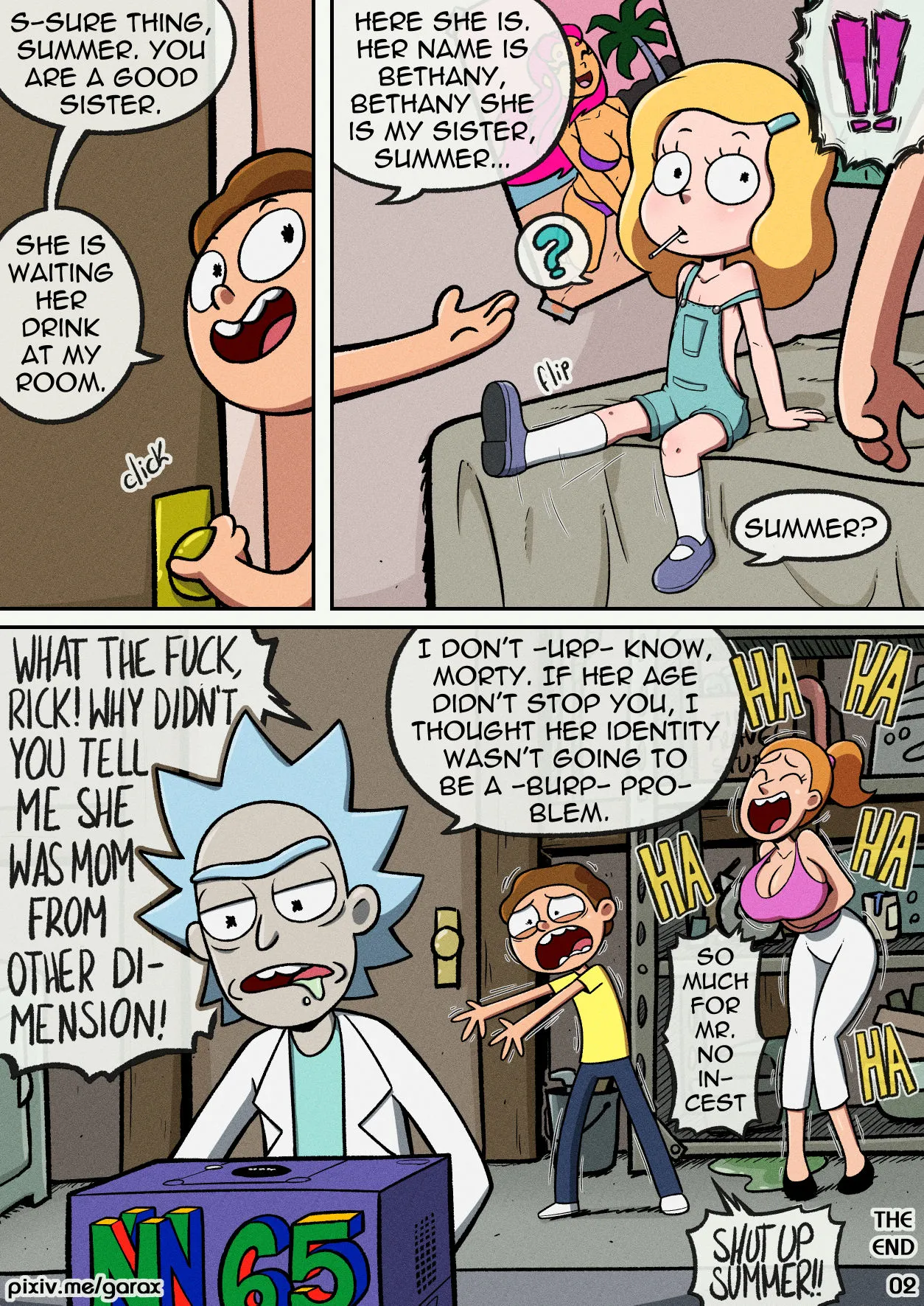 Incest and Morty page 2 full