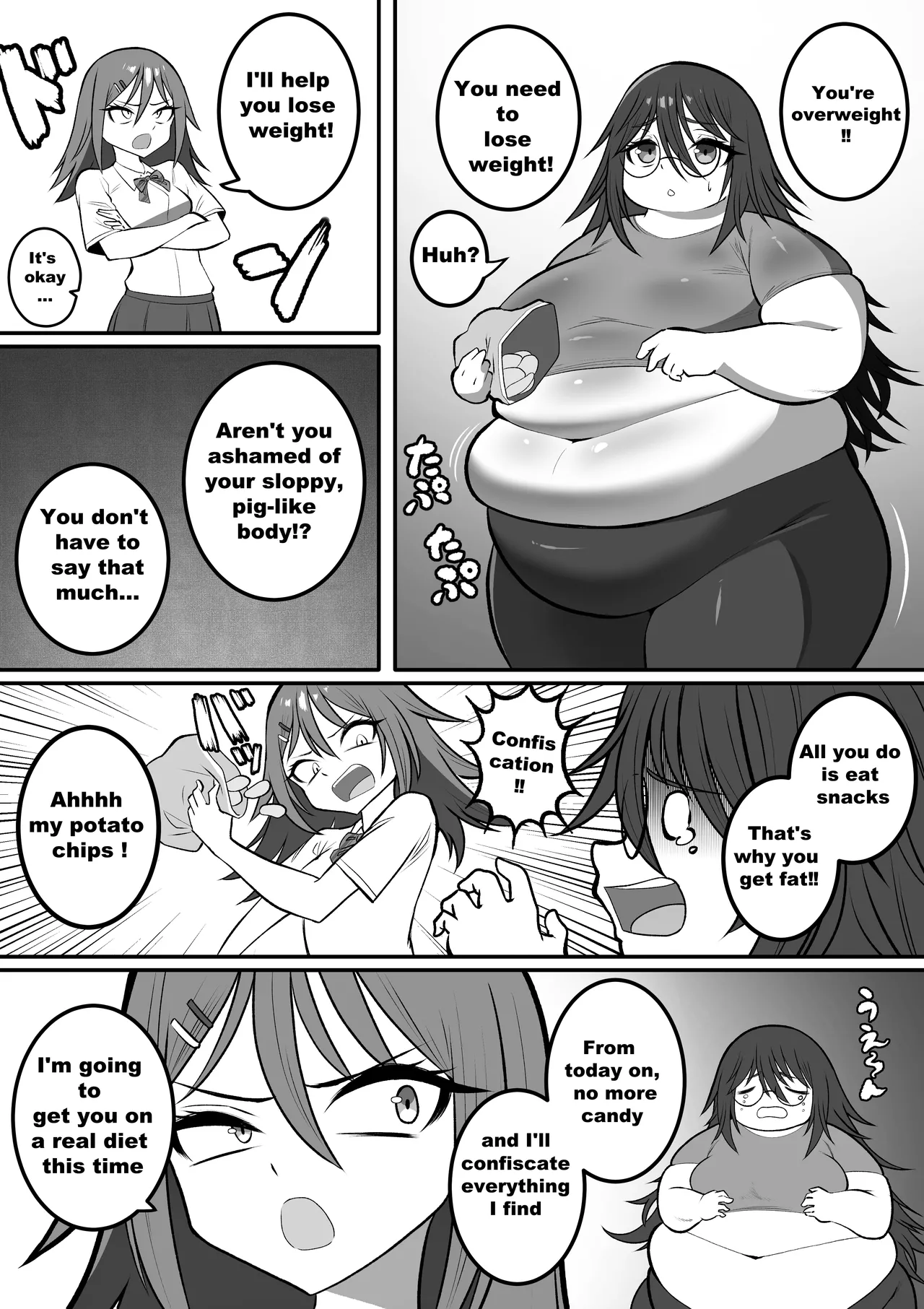 SSBBW weight gain sisters page 1 full