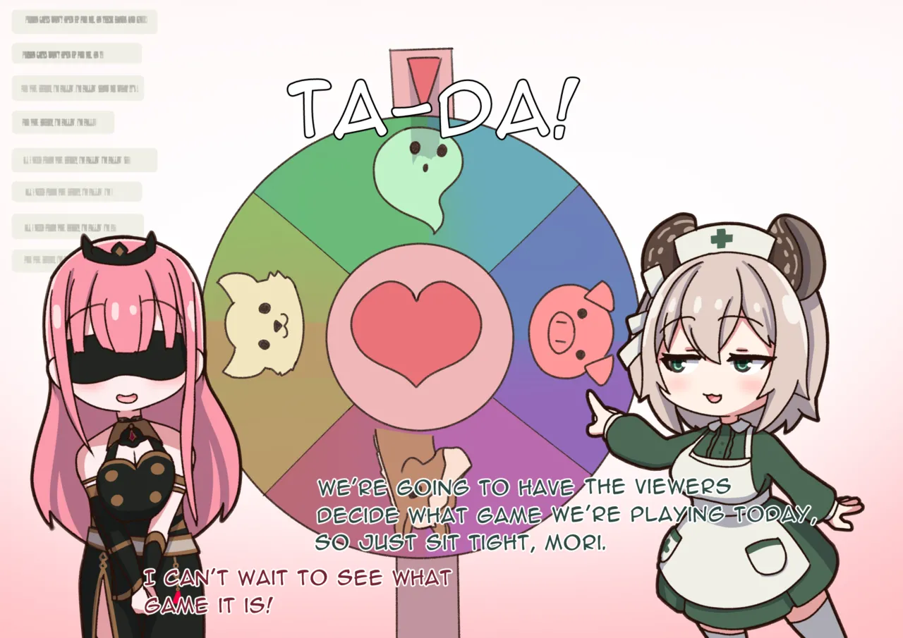 kulettula/クェッツァー Mori Calliope and Nimi Nightmare horse game page 2 full