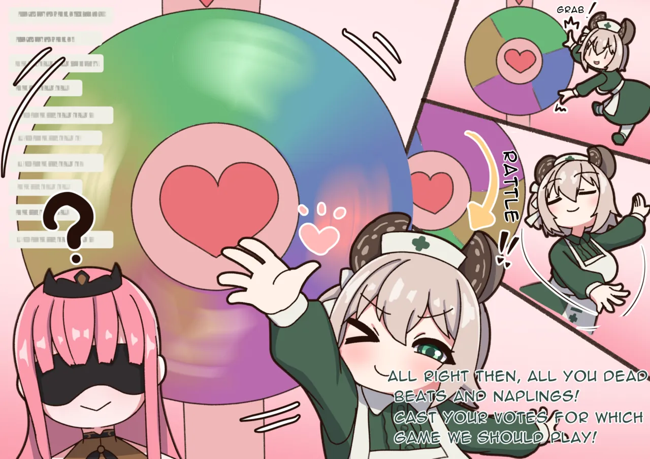 kulettula/クェッツァー Mori Calliope and Nimi Nightmare horse game page 3 full