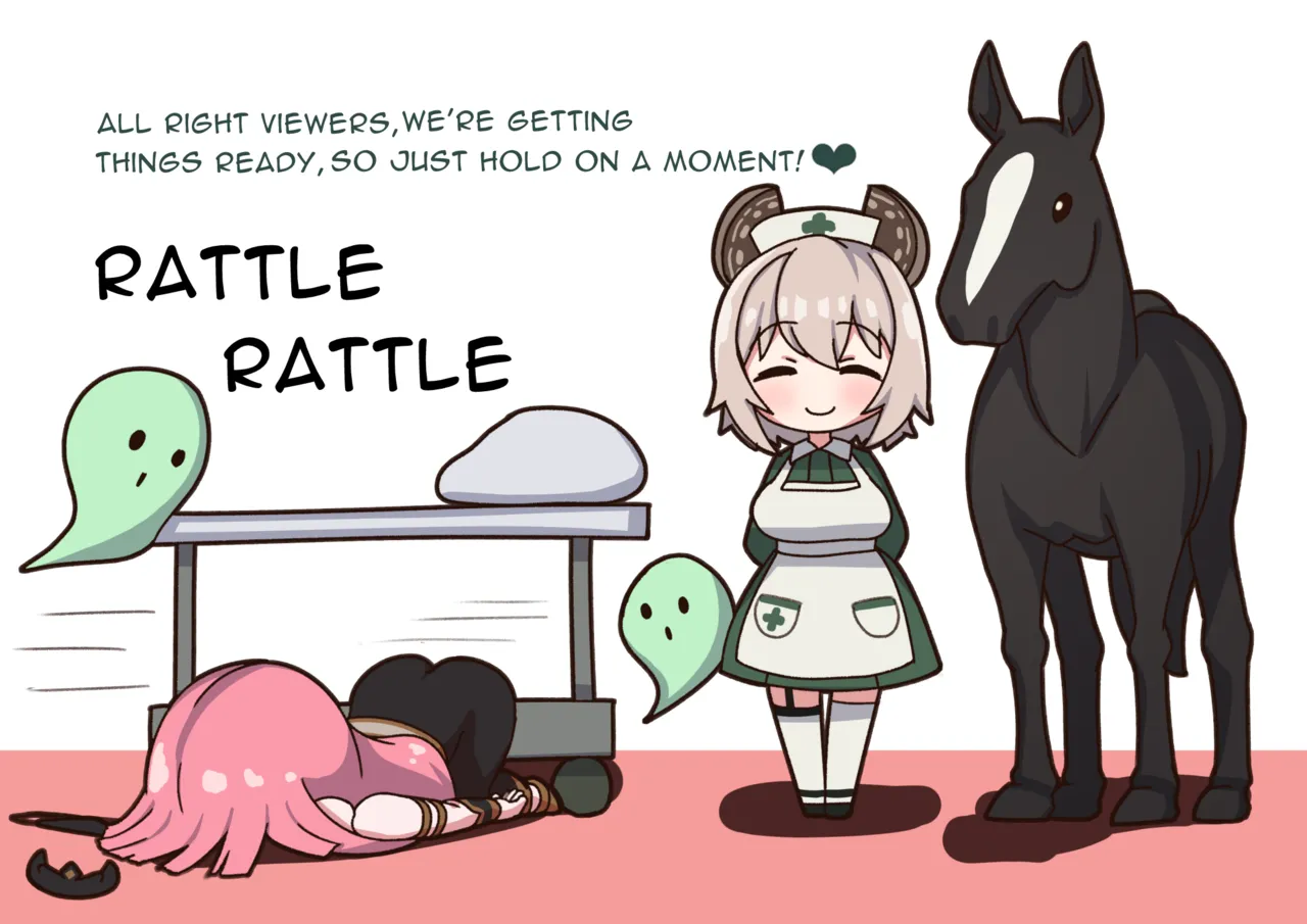 kulettula/クェッツァー Mori Calliope and Nimi Nightmare horse game page 9 full