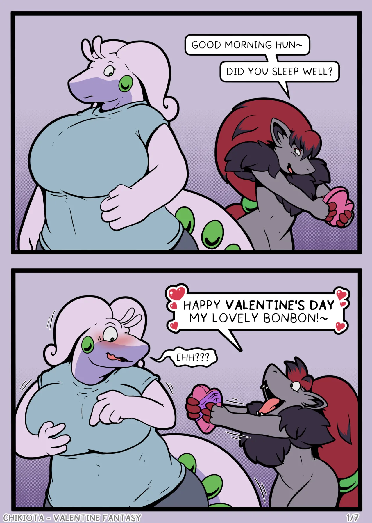Valentine Fantasy page 1 full