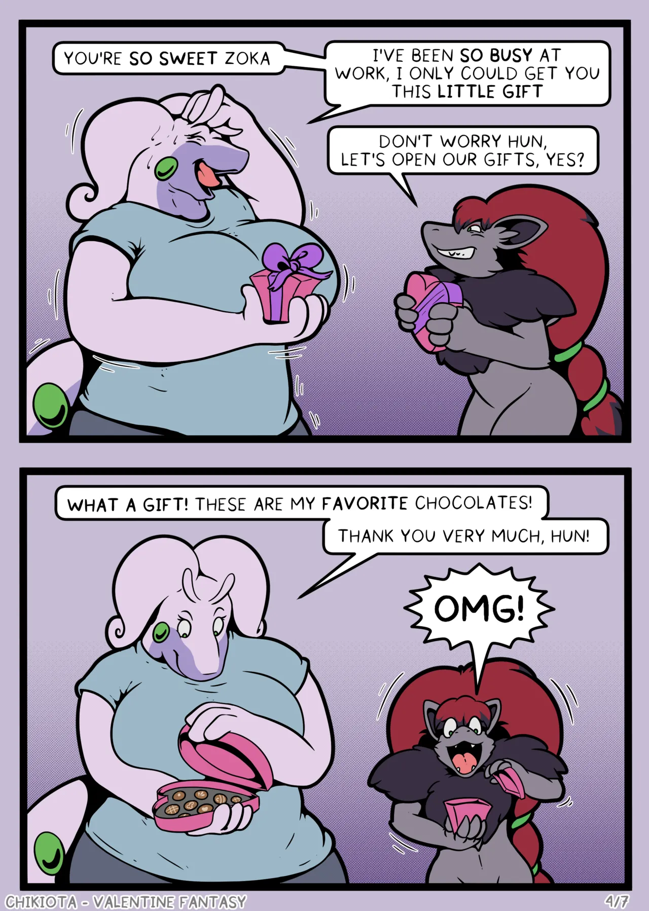 Valentine Fantasy page 4 full