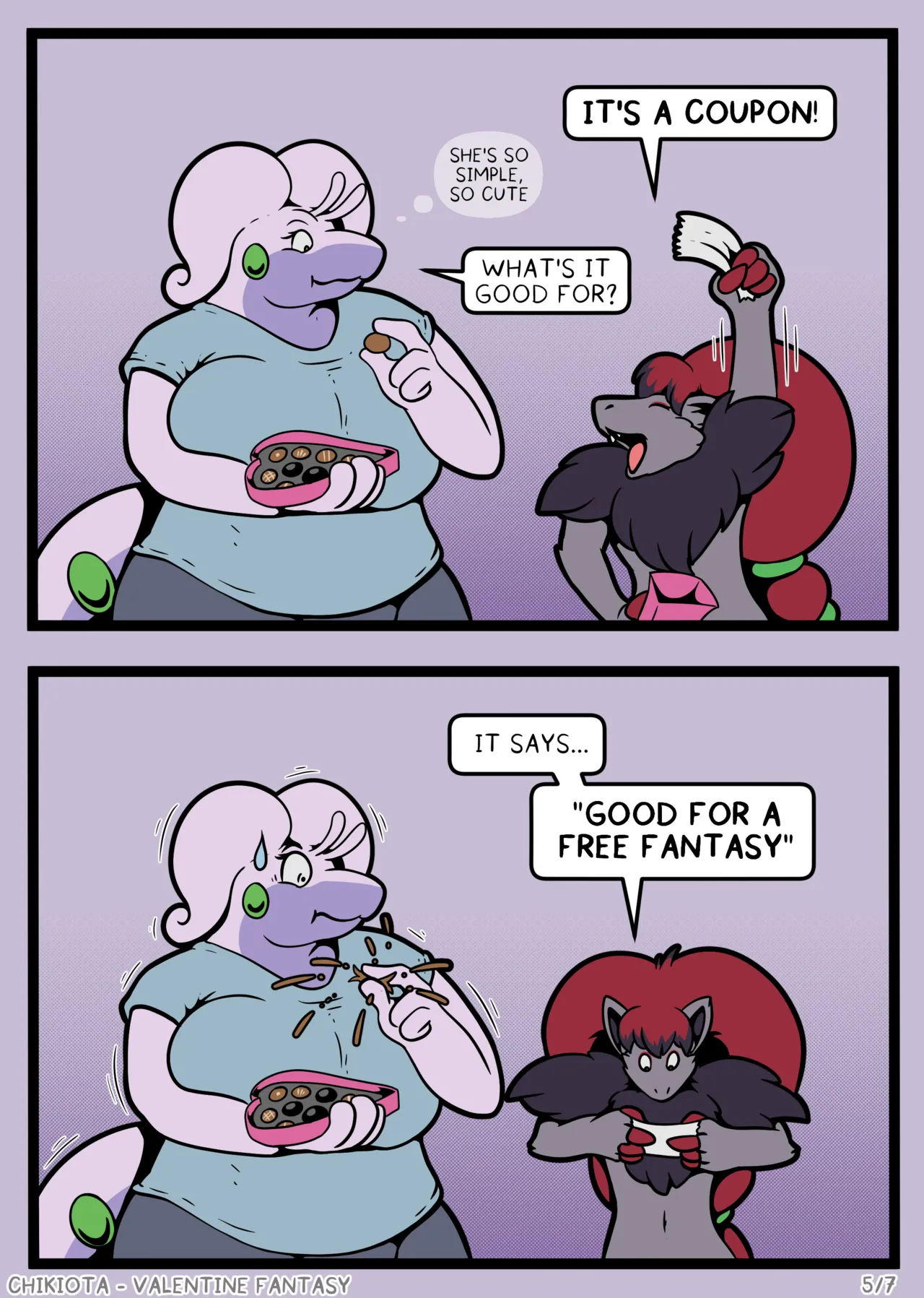 Valentine Fantasy page 5 full