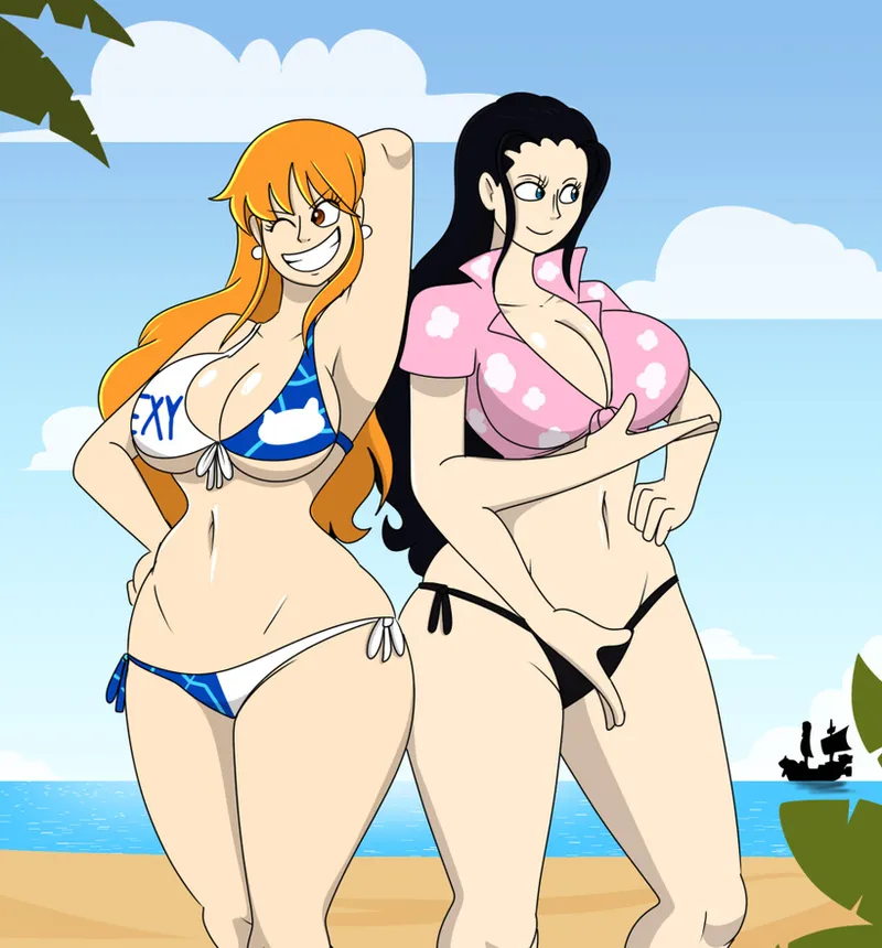 Jester's Resort - Nami and Robin page 1 full