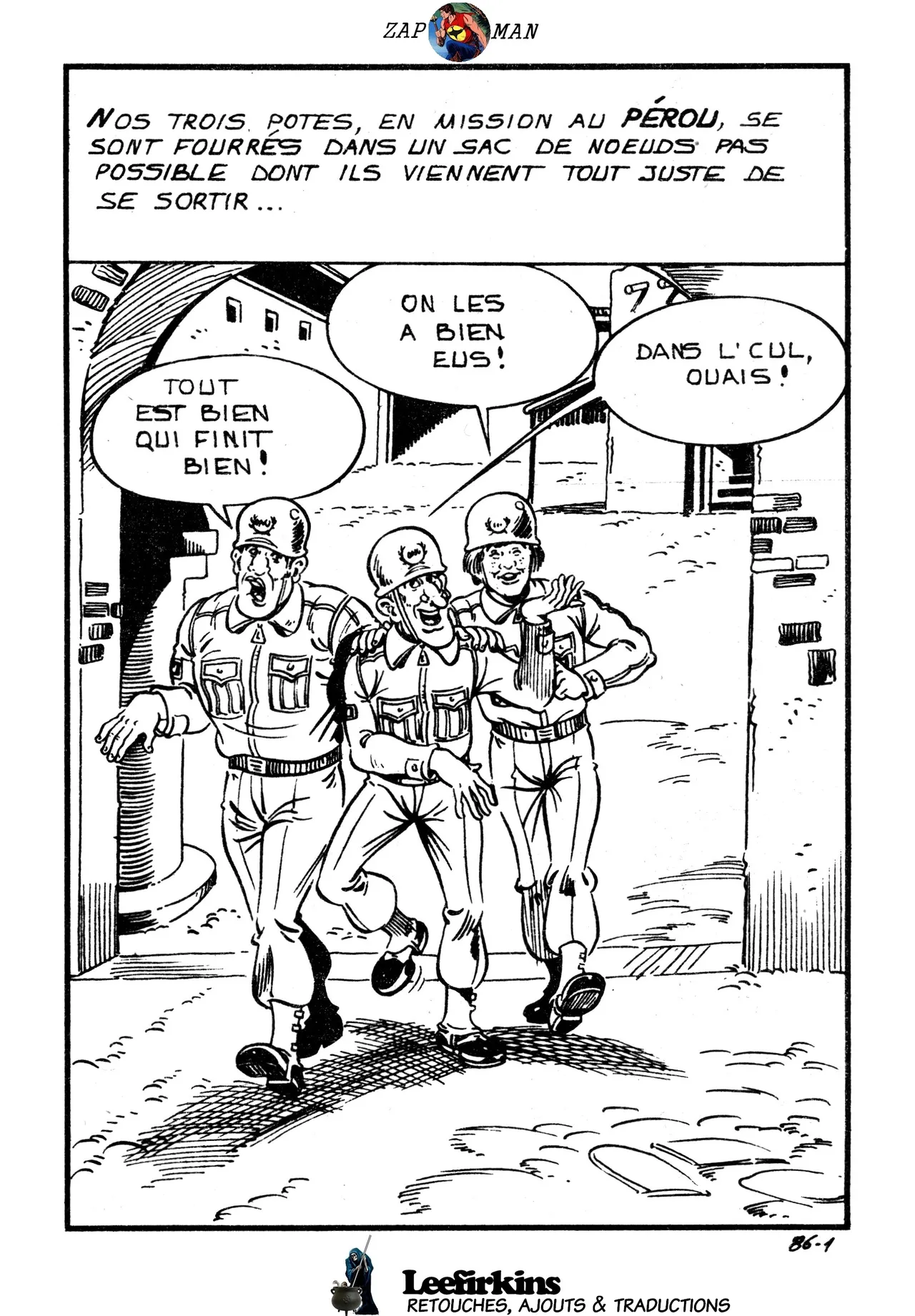 Salut les bidasses, change pas d'main, n° 86, Elvifrance page 6 full