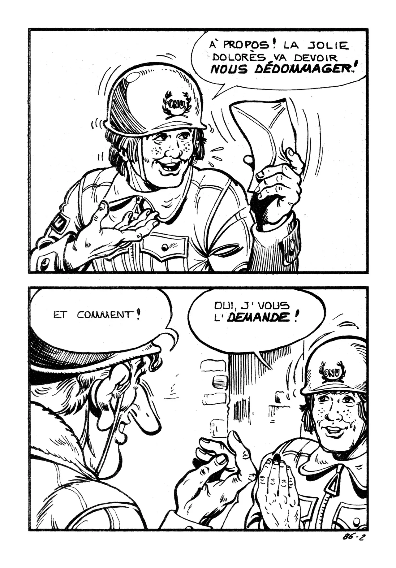 Salut les bidasses, change pas d'main, n° 86, Elvifrance page 7 full