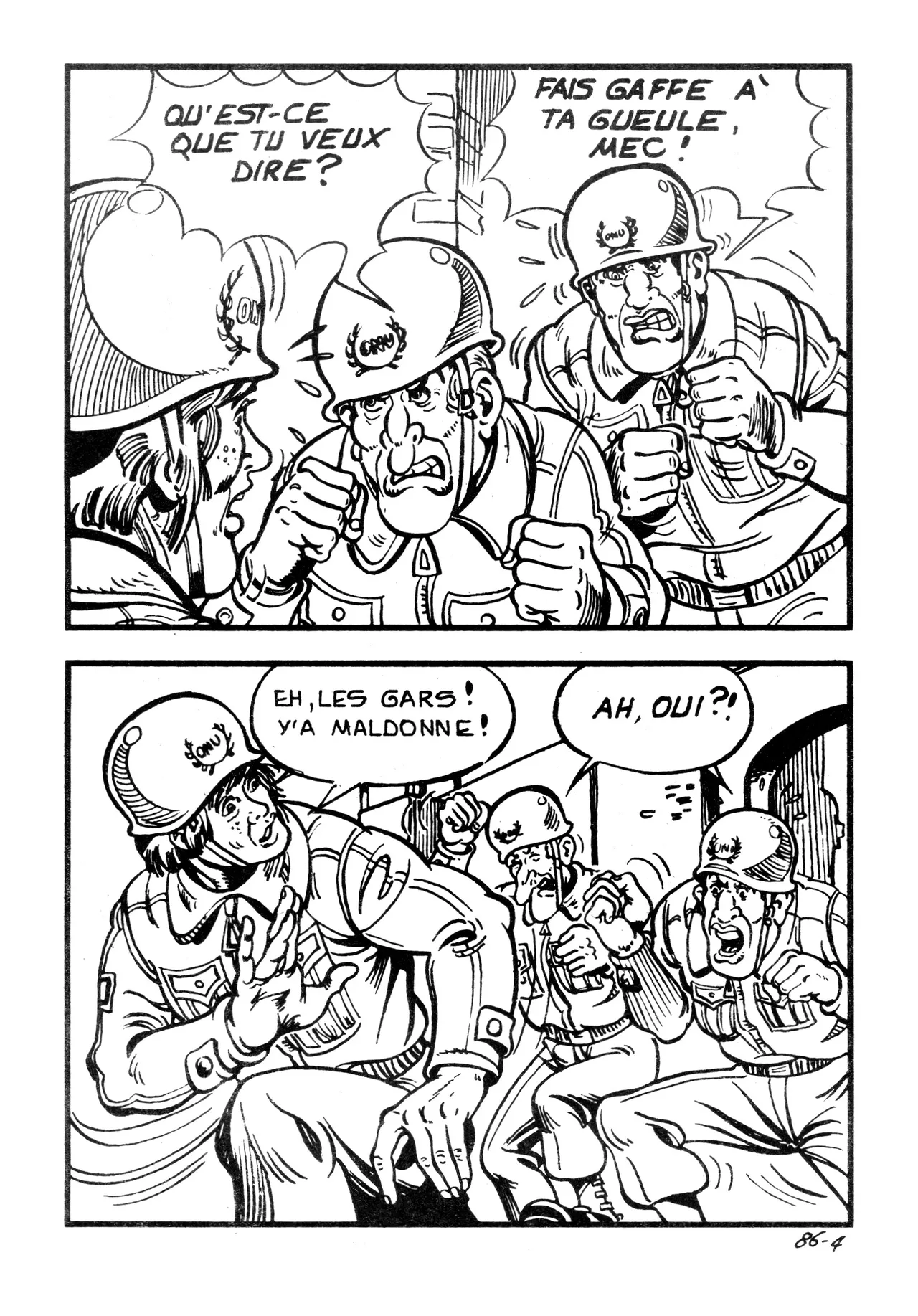 Salut les bidasses, change pas d'main, n° 86, Elvifrance page 9 full