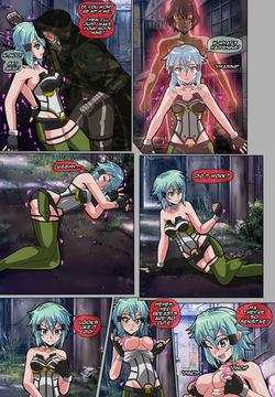 [TSFSingularity (Banagherlinks)] Deathgun takes over Sinon's Avatar and IRL body!