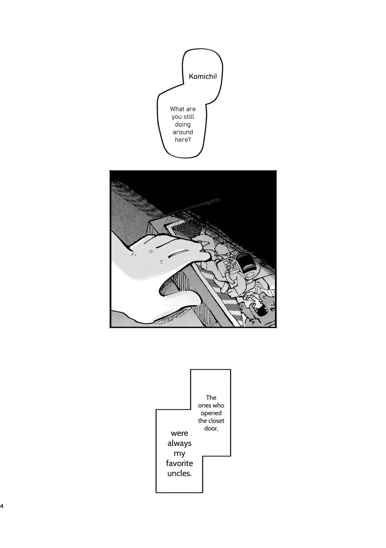 Endearing Komichi vs. His Uncle Quartet page 4 full