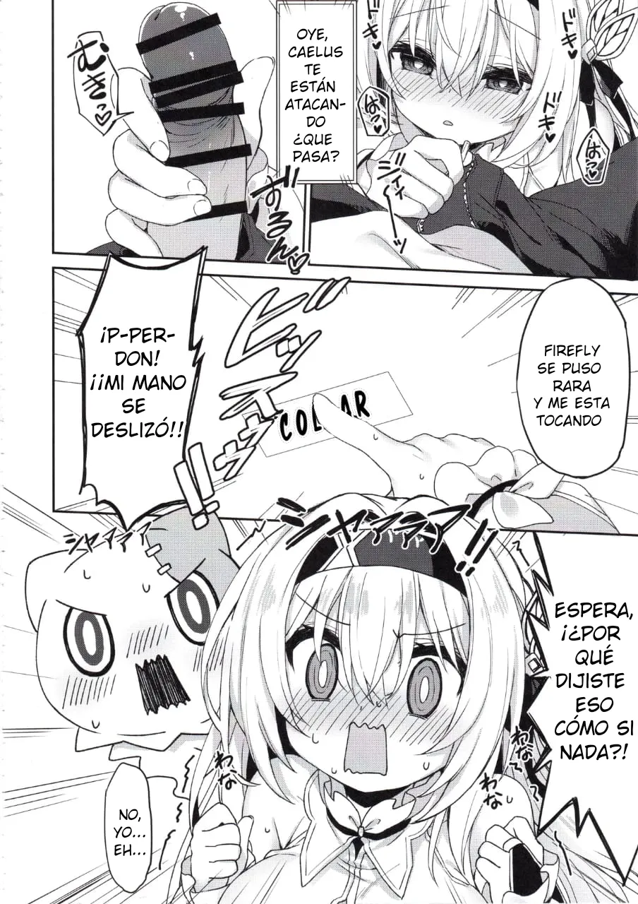 Firefly wa Caelus to ○○ Shitai!! | Sexo incontrolable Firefly X Caelus page 9 full