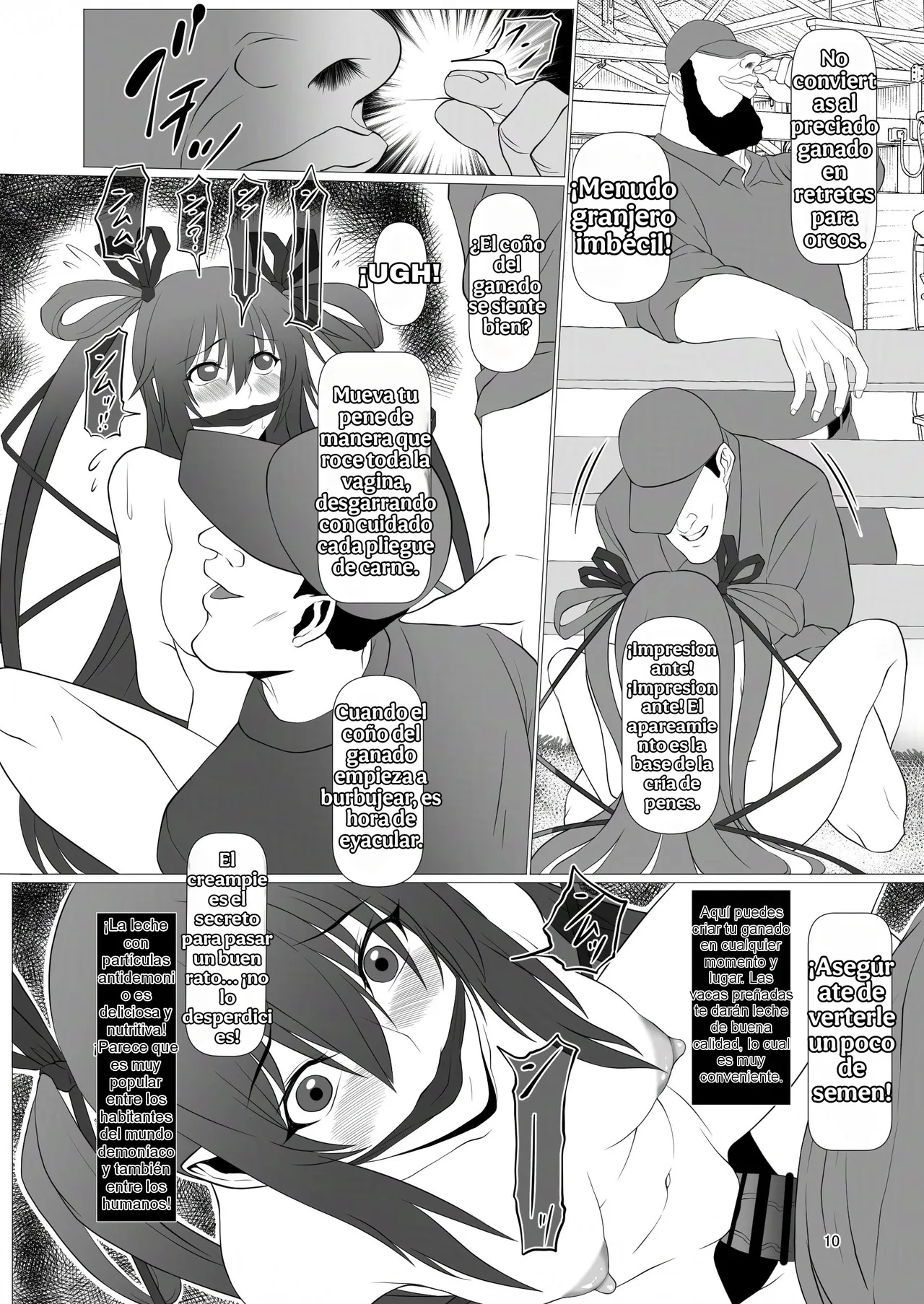 Namakikuya ¡Bienvenidos a la Isla Ganadera Taimanin! Spanish page 9 full