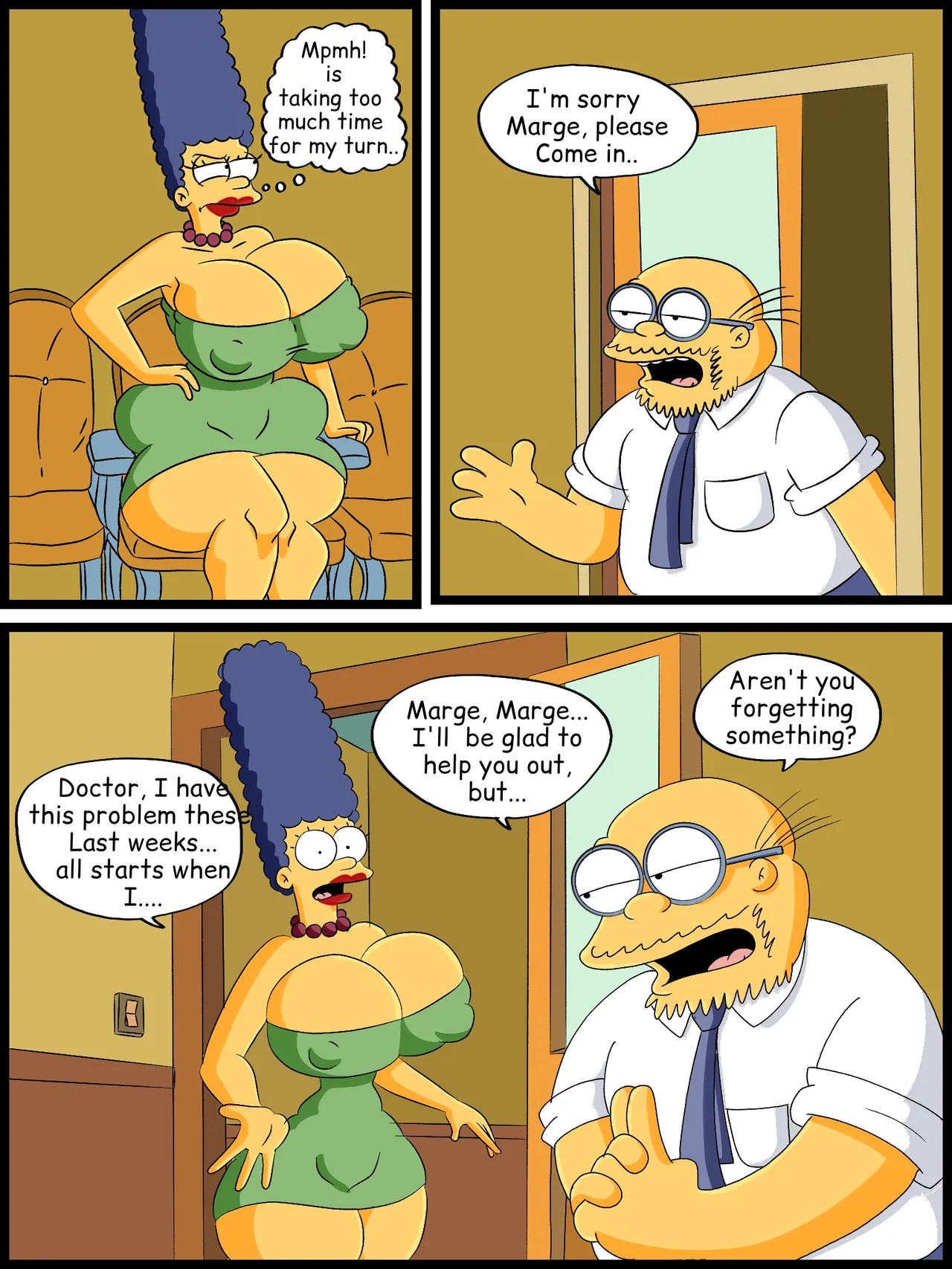 10th anniversary redraw marge's underwear comic page 2 full