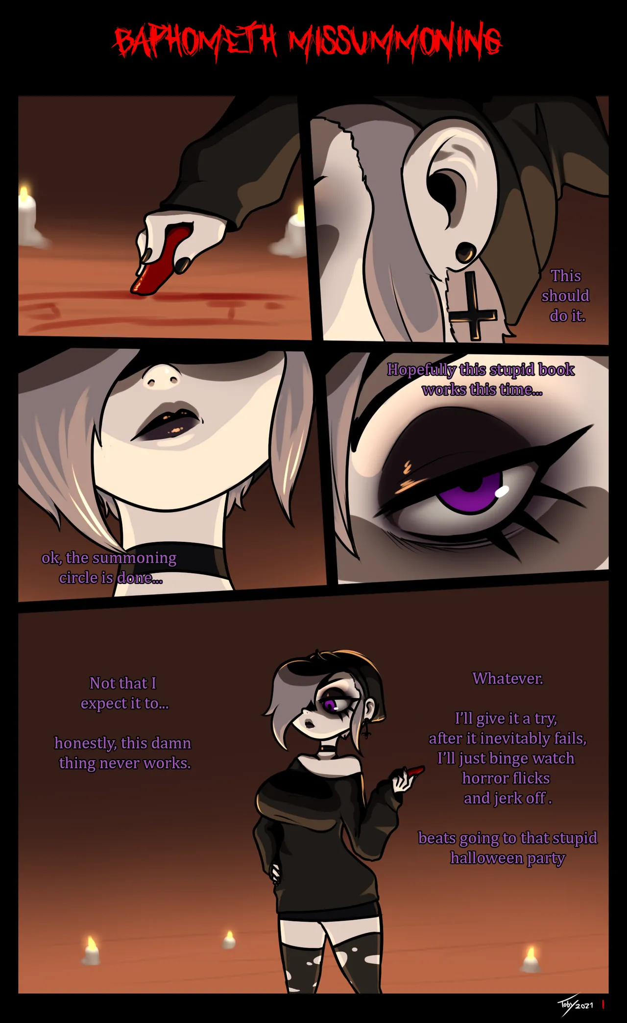 Baphometh Missummoning page 1 full