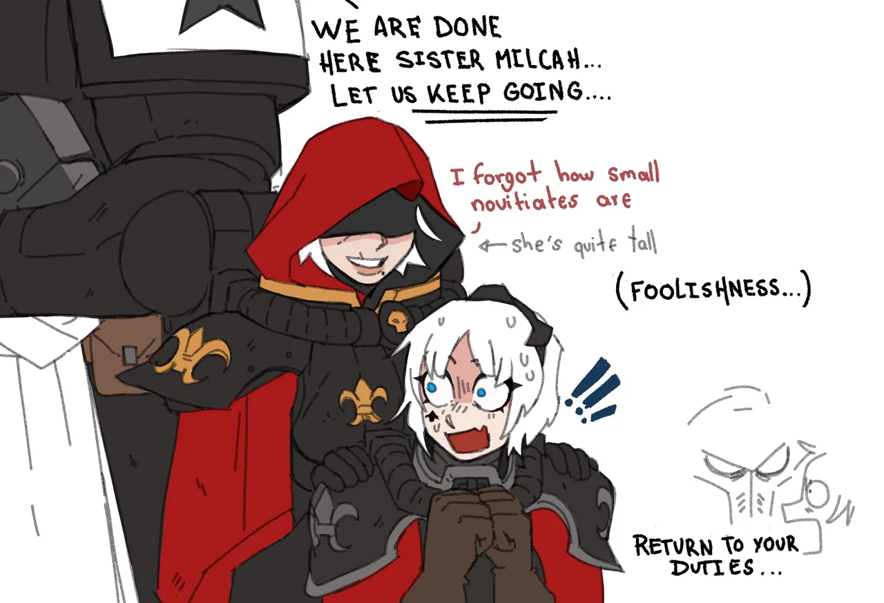 Warhammer 40K Works + Aftermath of a Sudden Love Confession page 10 full