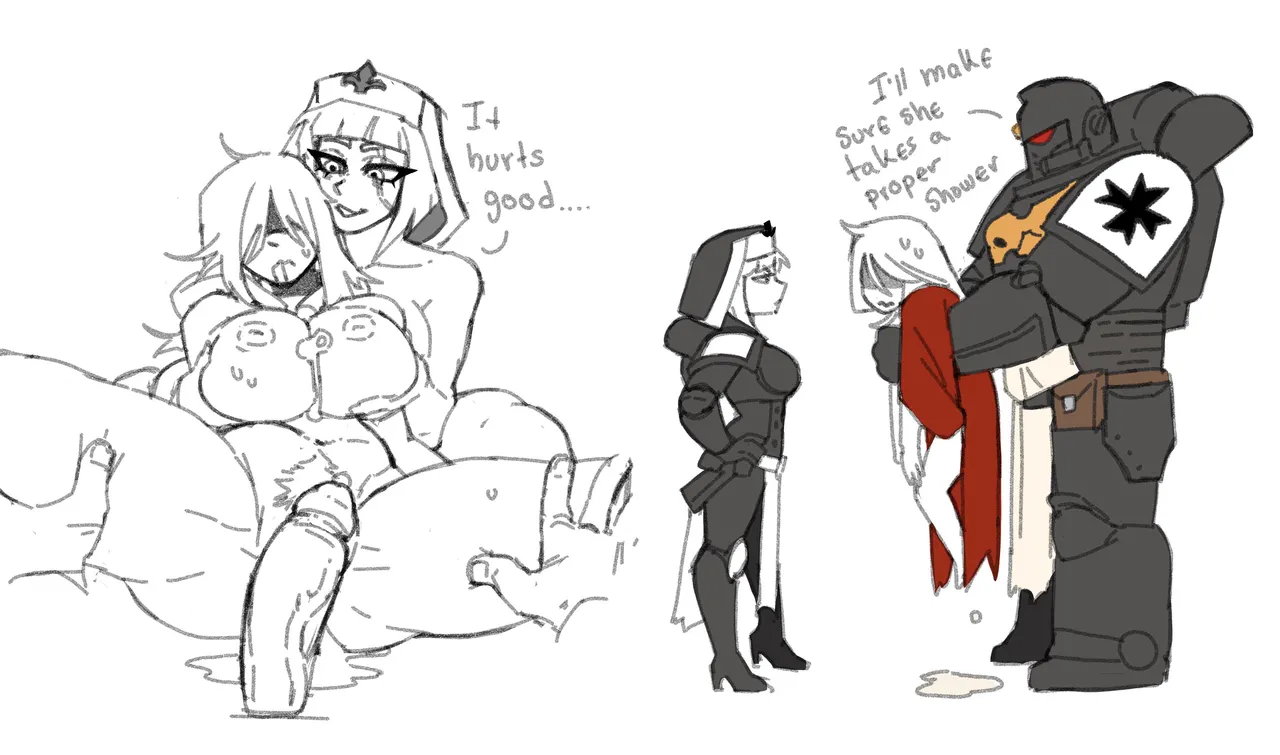 Warhammer 40K Works + Aftermath of a Sudden Love Confession page 8 full