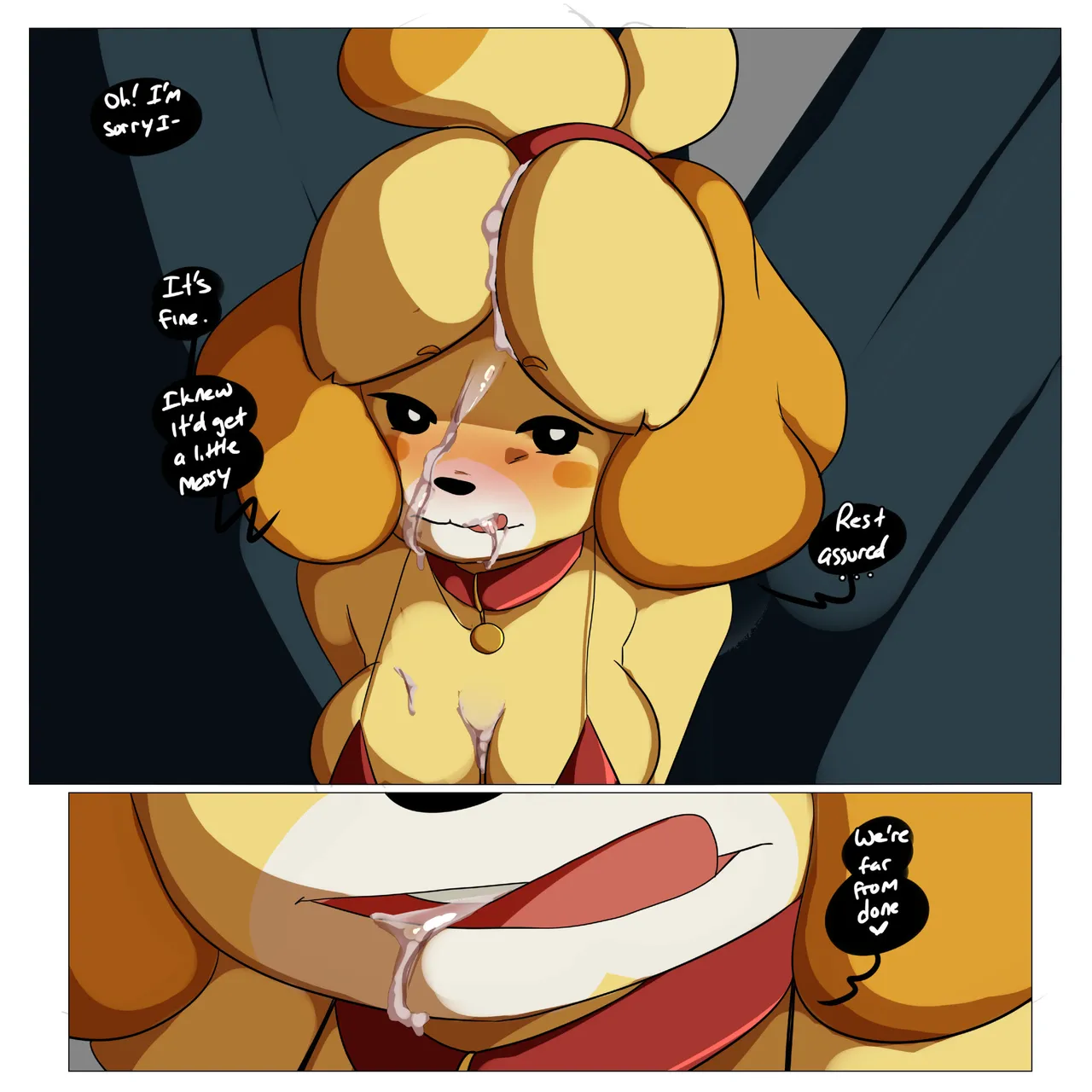 Isabelle at the beach page 5 full