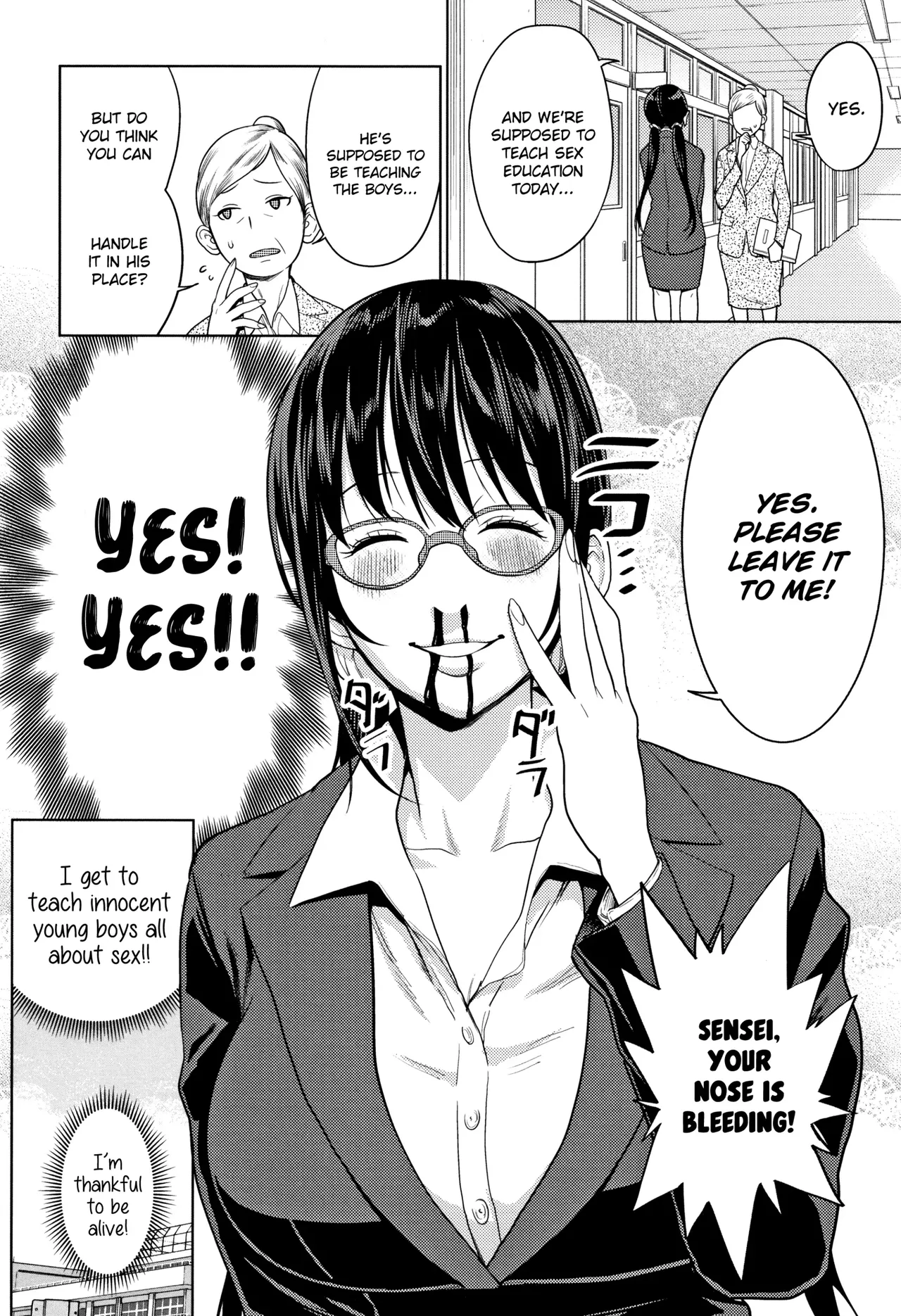 Yarisugi Seikyouiku! ~Hentai Onna Kyoushi Kikiippatsu~ | Sex Education That Went Too Far page 4 full