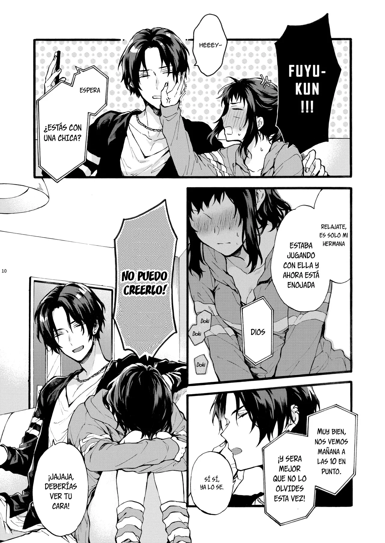 Kono Hito Kareshi ja Arimasen!!  ~Shinomura Kyoudai no Jijou~｜¡¡Este Chico NO es my Novio!!  ~La situación de los hermanos Shinomura~ page 9 full