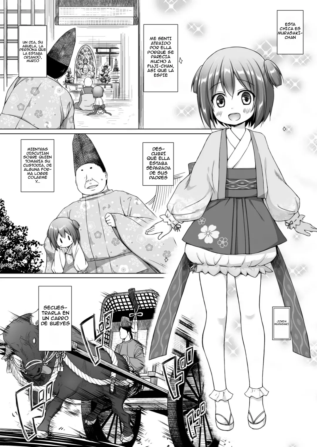Hikari no Kimi no Saganaki Keikaku <Wakamurasaki>｜El Astuto Plan de Lord Hikaru <Wakamurasaki> page 4 full