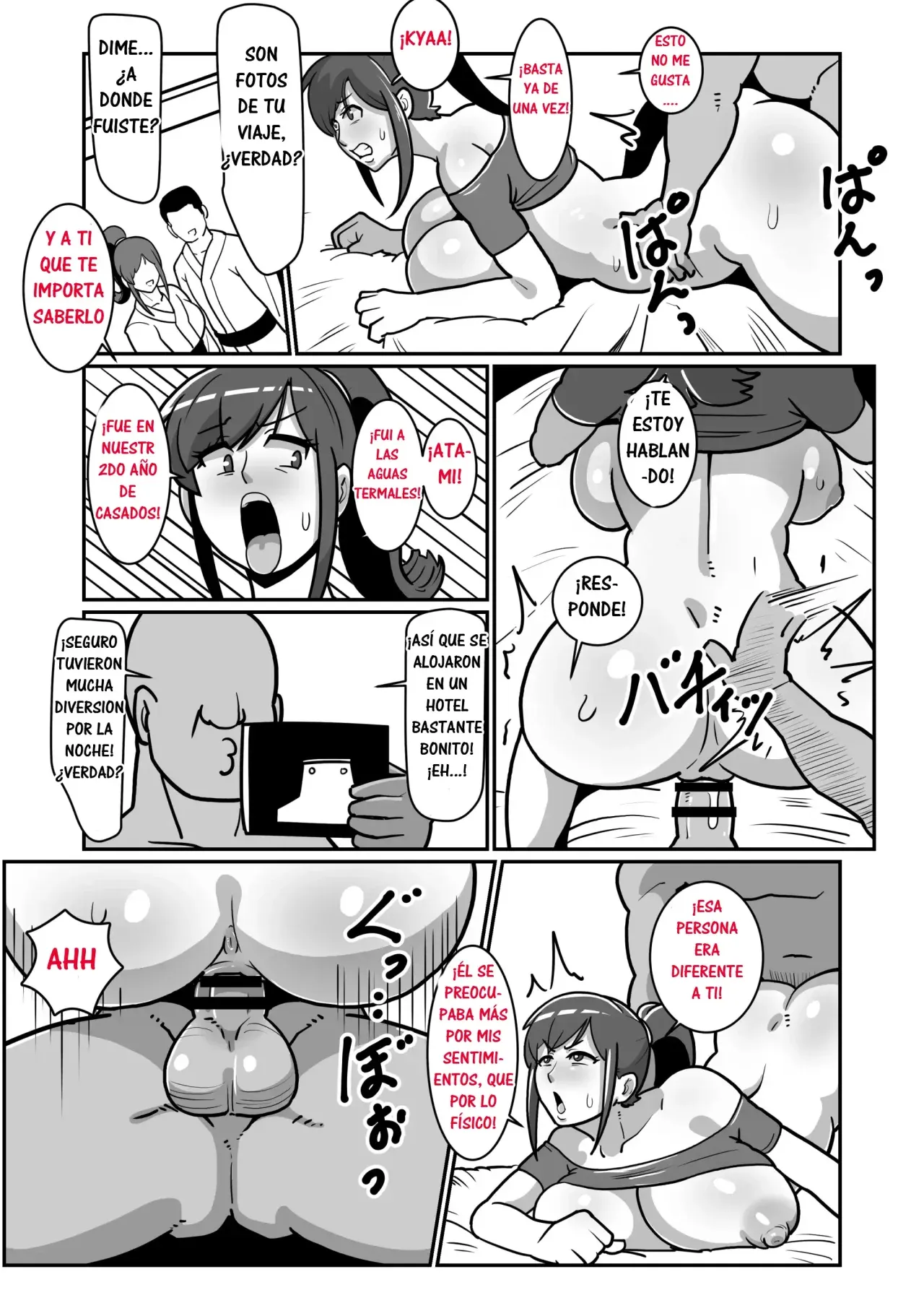 Bote Oyako~Tabetsukushi! Double Botehara Oyakodonburi!~｜¡Madre e Hija Embarazadas! ~¡ Devorando Completamente un Oyakodon de Madre e Hija!~ page 7 full