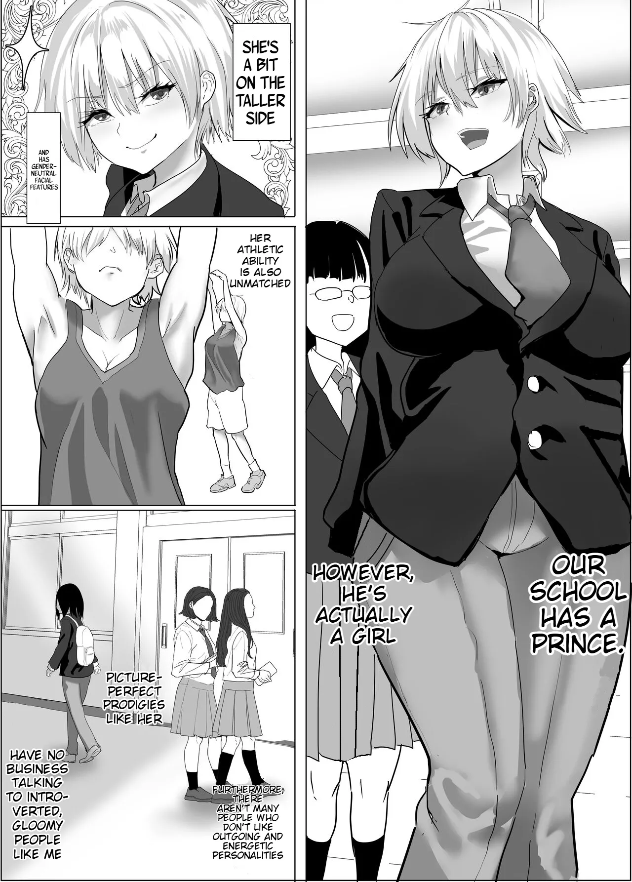 Narcissist na Ouji-sama-kei Joshi wa, Toilet Gaman Dekizu | The Narcissistic Female Prince Couldn't Hold It In page 2 full