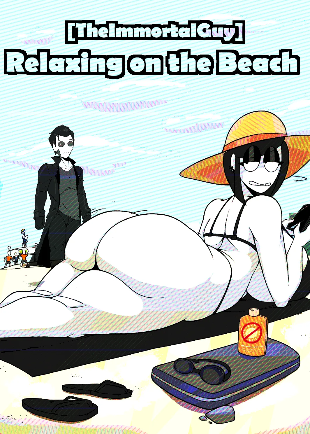 Relaxing on the Beach page 1 full