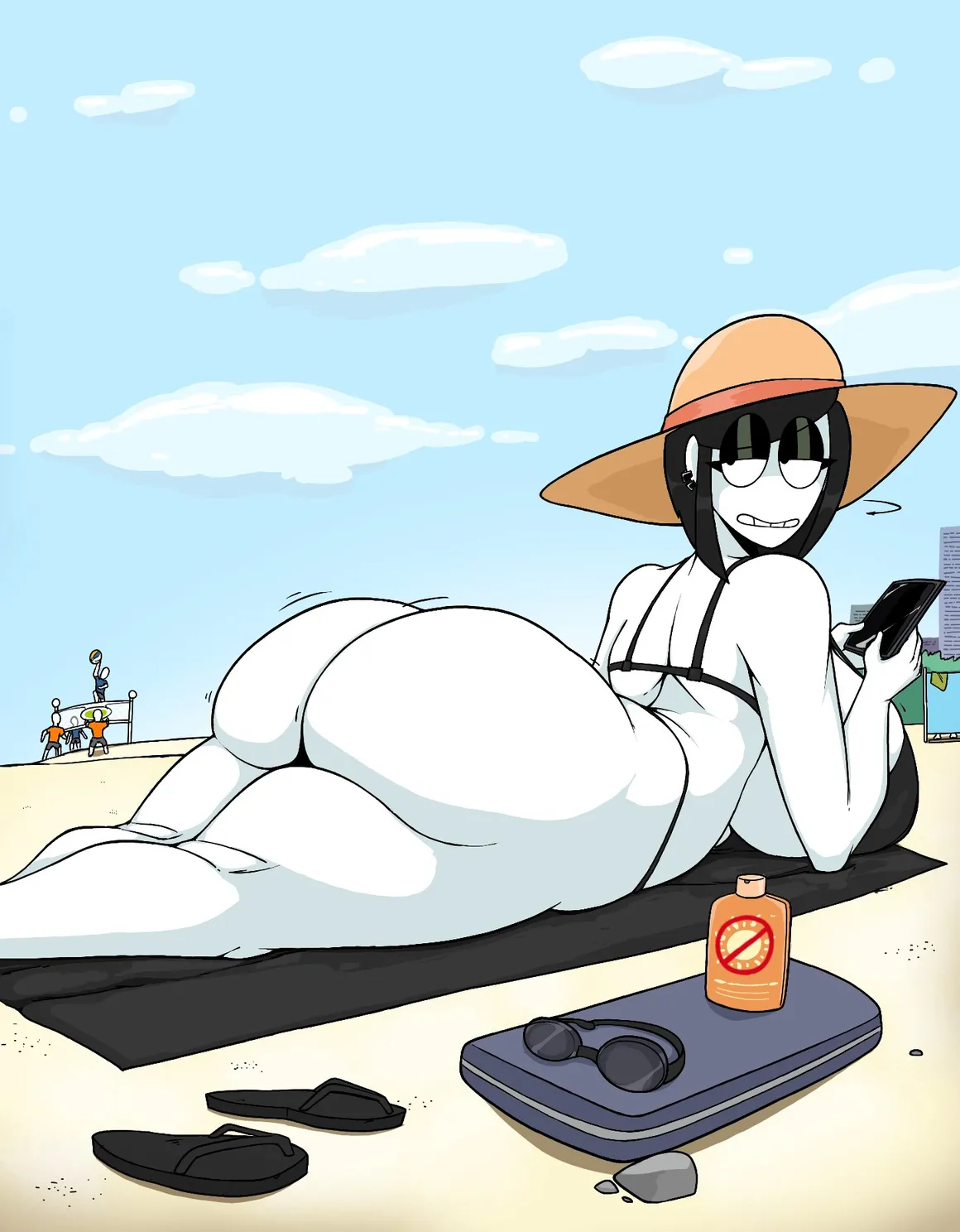 Relaxing on the Beach page 3 full