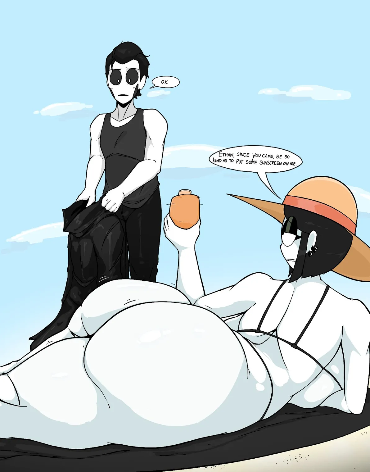 Relaxing on the Beach page 4 full