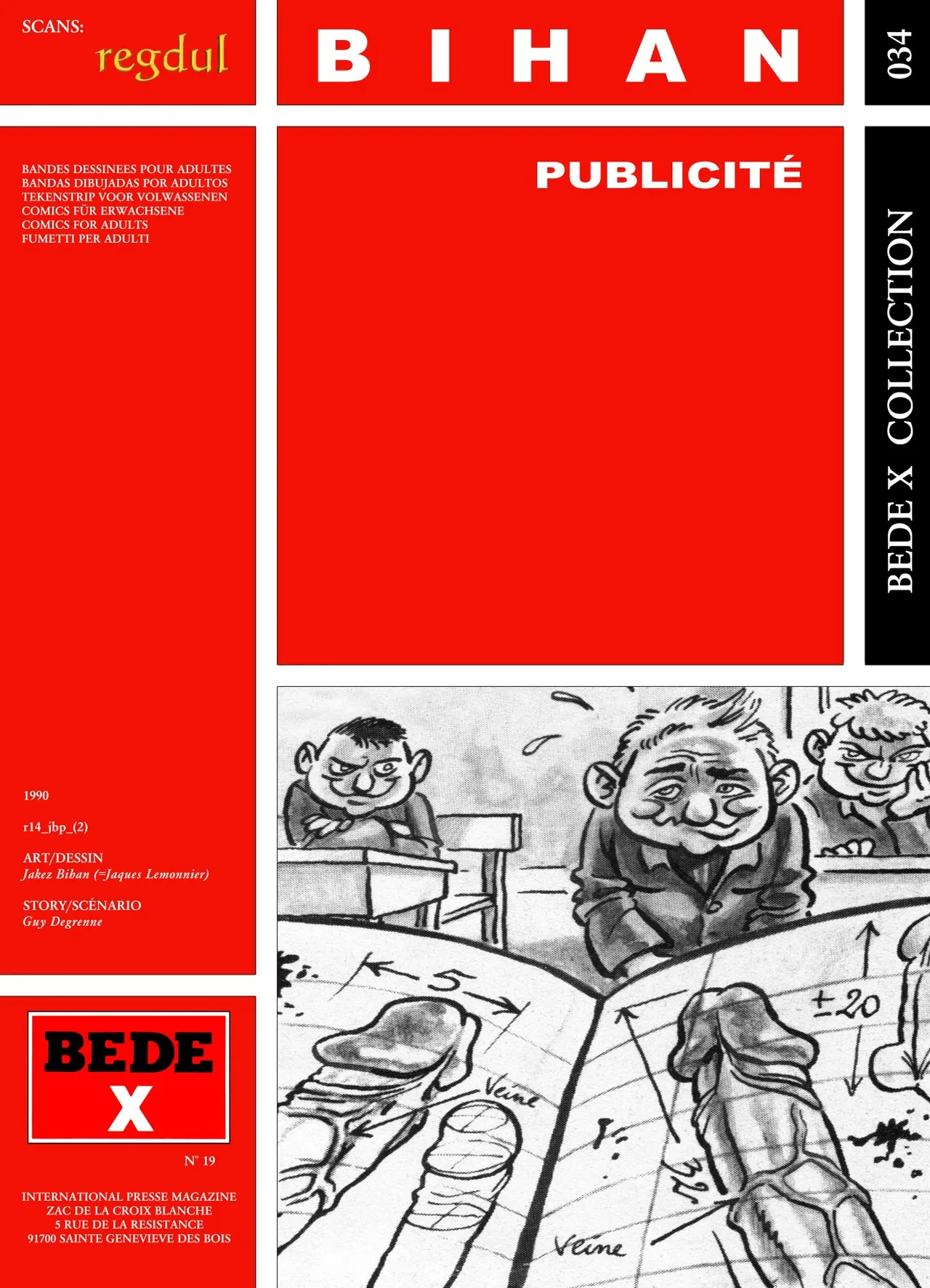 Jakez Bihan  &amp; Guy Degrenne - Publicité page 1 full