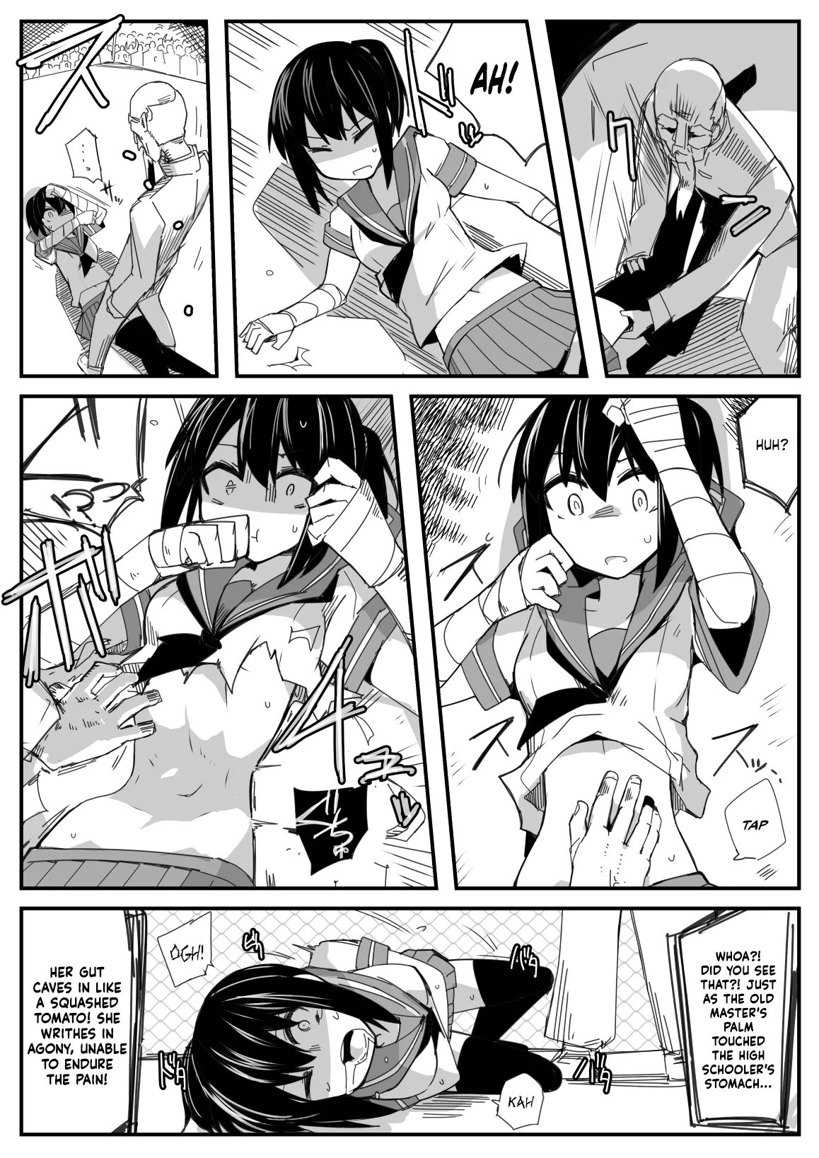 Sailor Fuku Chika Kakutou | Underground Fight in a Sailor Uniform page 10 full