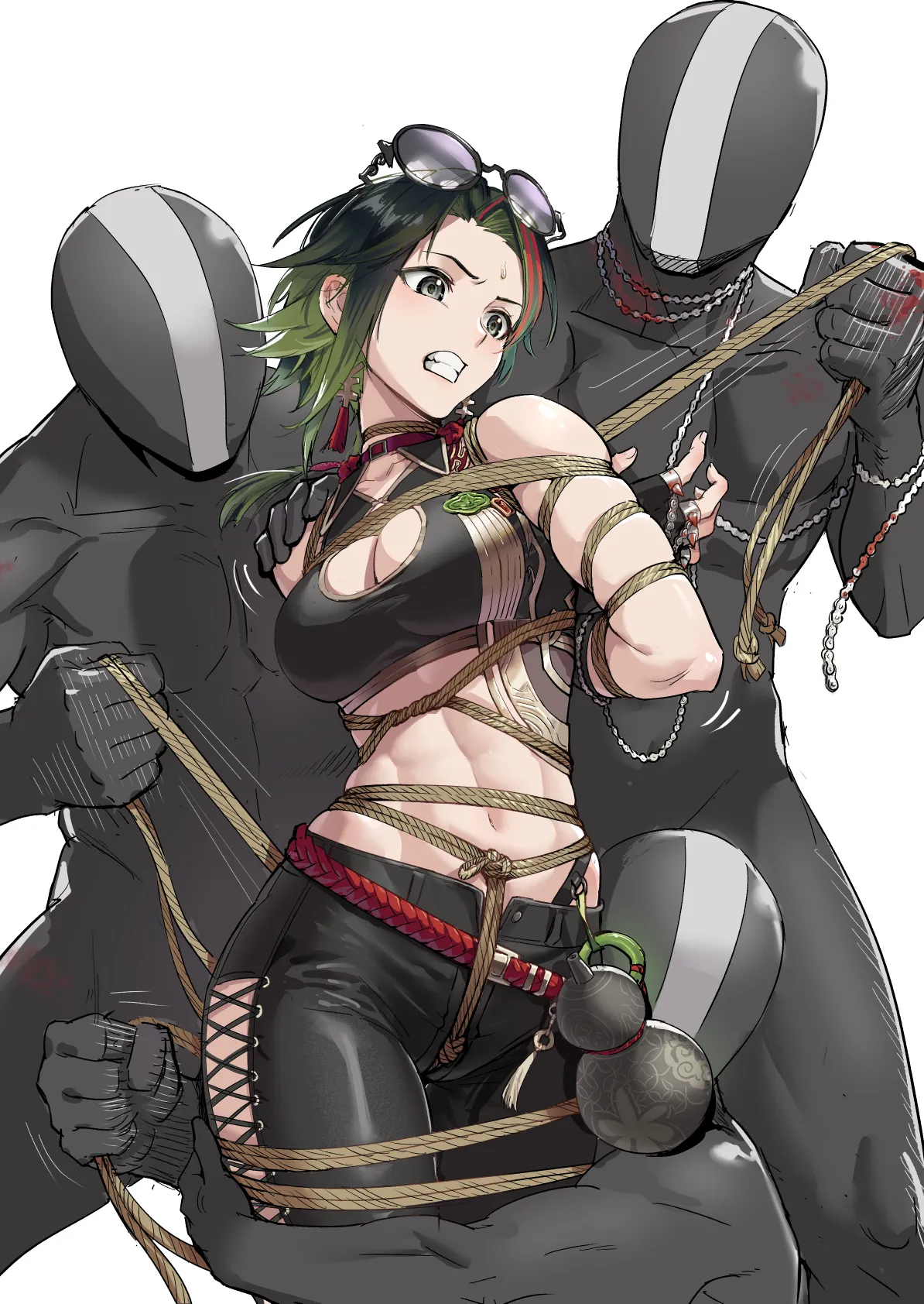 上色版 新月同行 银峰被擒五花大绑 page 1 full