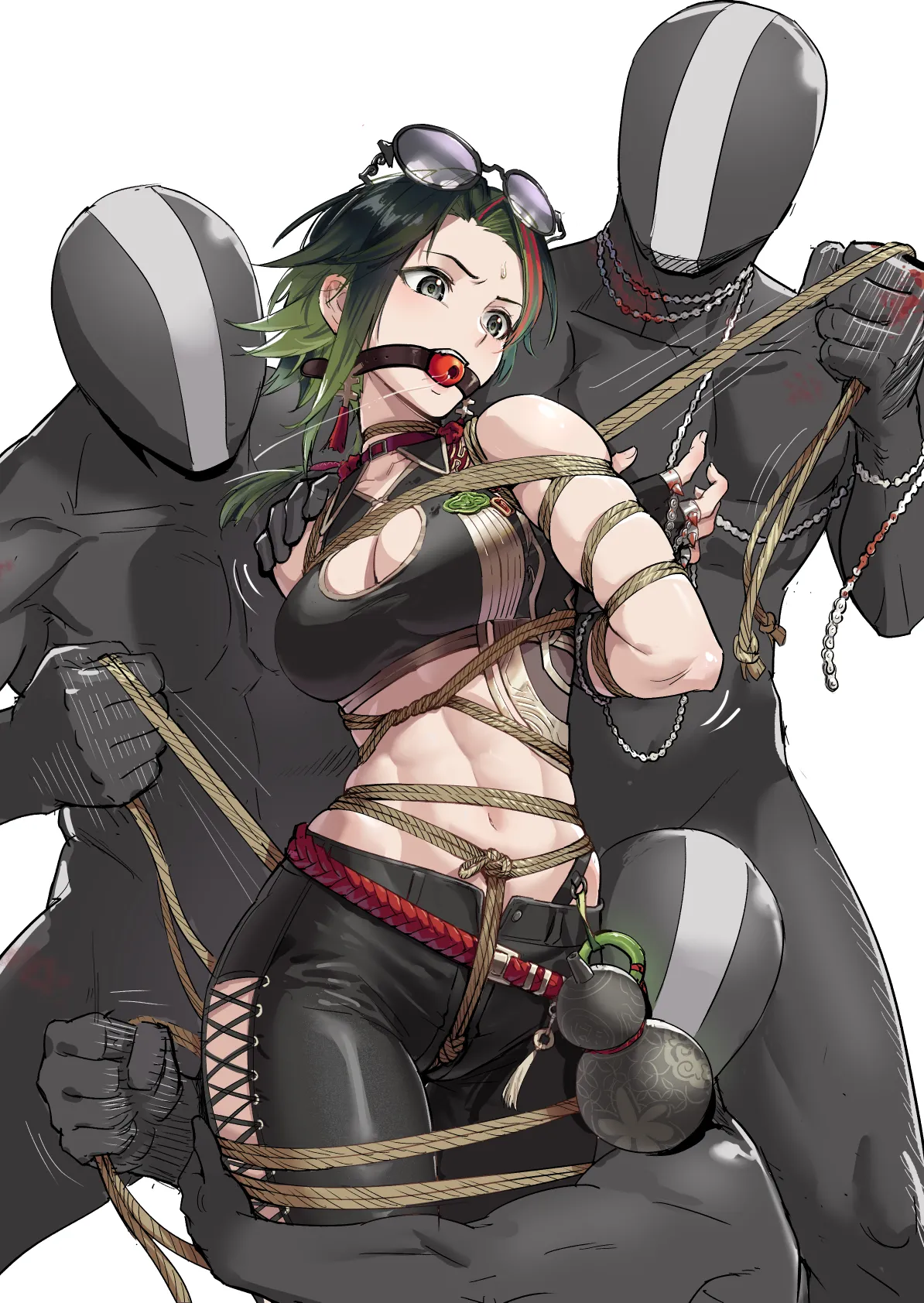 上色版 新月同行 银峰被擒五花大绑 page 2 full