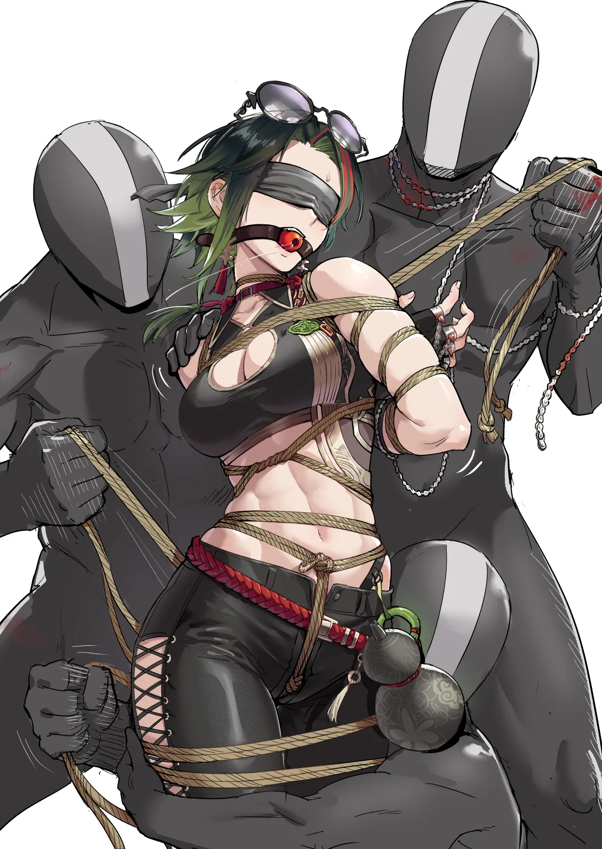 上色版 新月同行 银峰被擒五花大绑 page 4 full