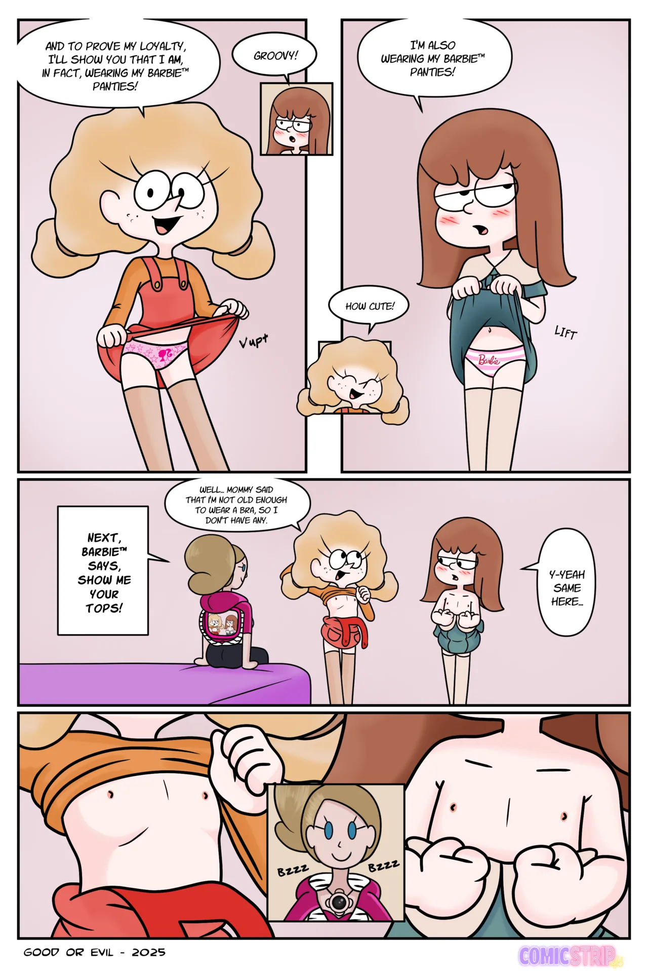 Video Girls  Comic page 7 full