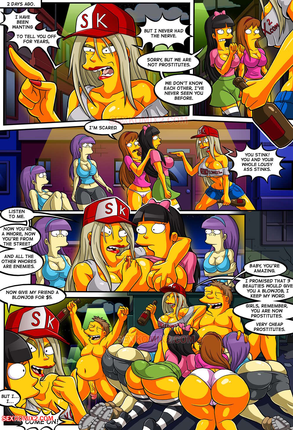 Simpsons. Adventures of Anastasia. Who stole the panties. by sexkomix2.com page 5 full
