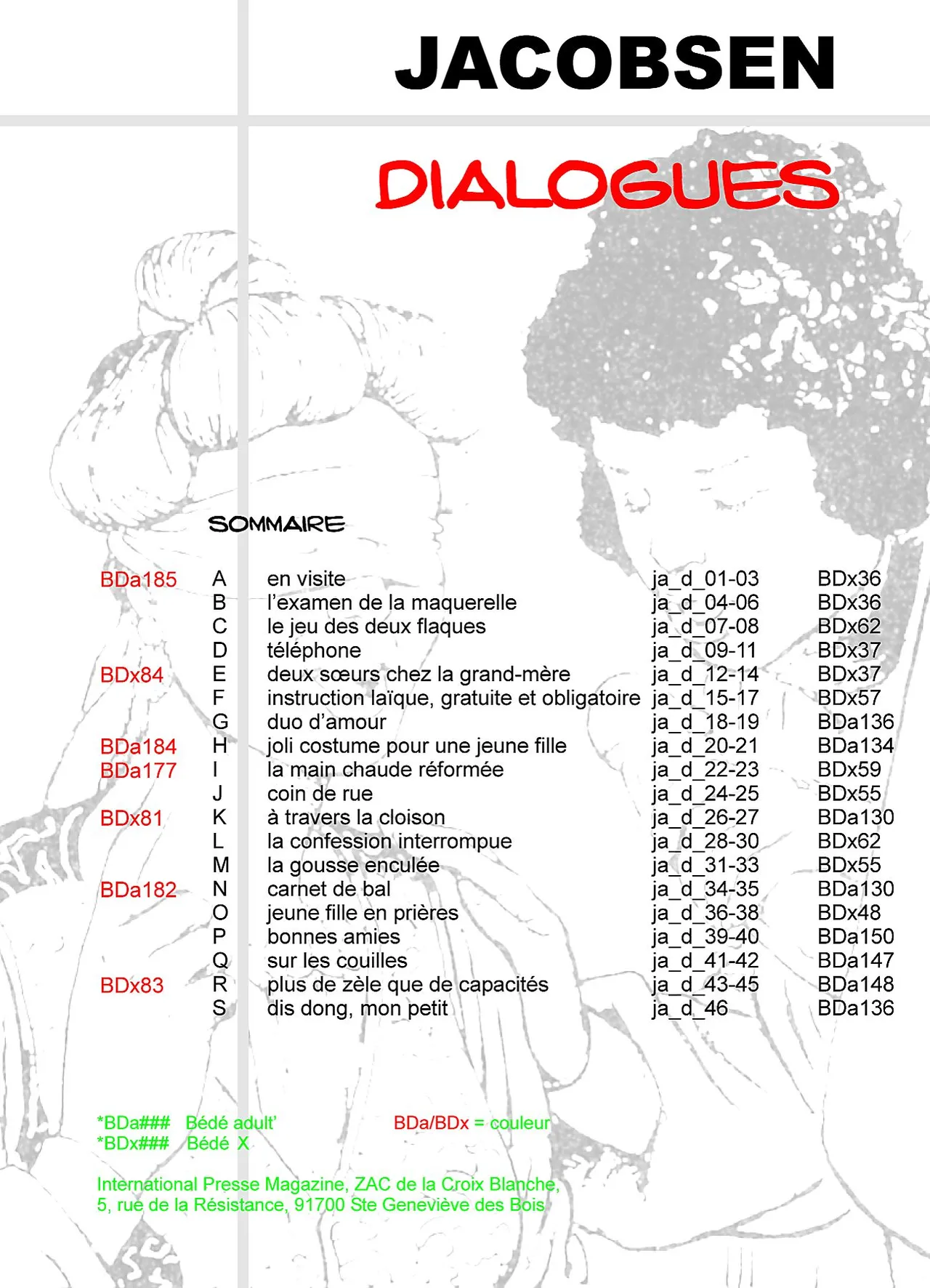 Jacobsen  &amp; Pierre Louÿs - Dialogues de Courtisanes : Le jeu des deux flaques page 4 full