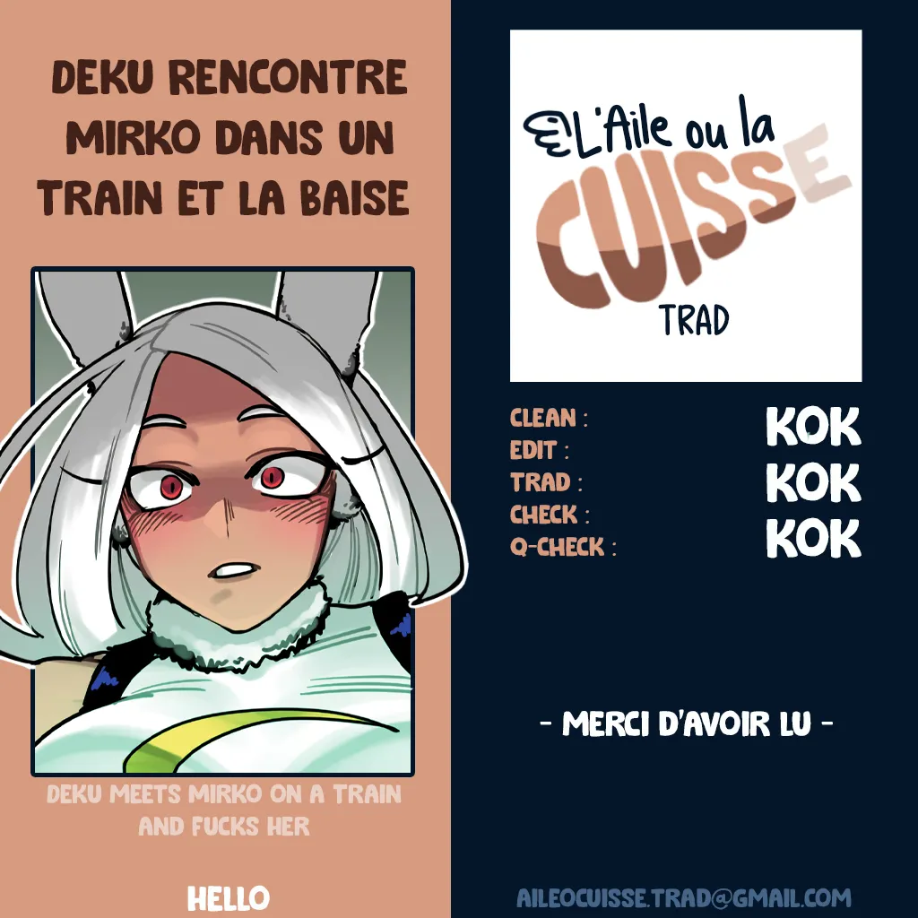 Deku Rencontre Mirko dans un Train et la Baise page 7 full