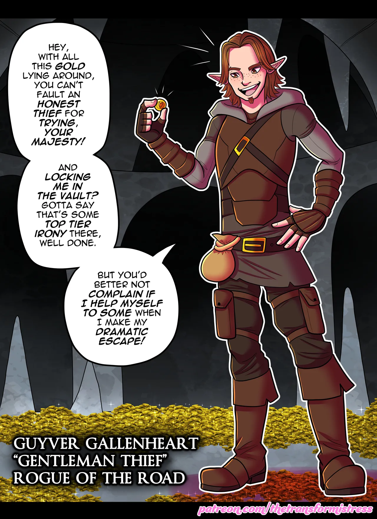 Rehabilitation of a Hero: Gold Digger page 1 full